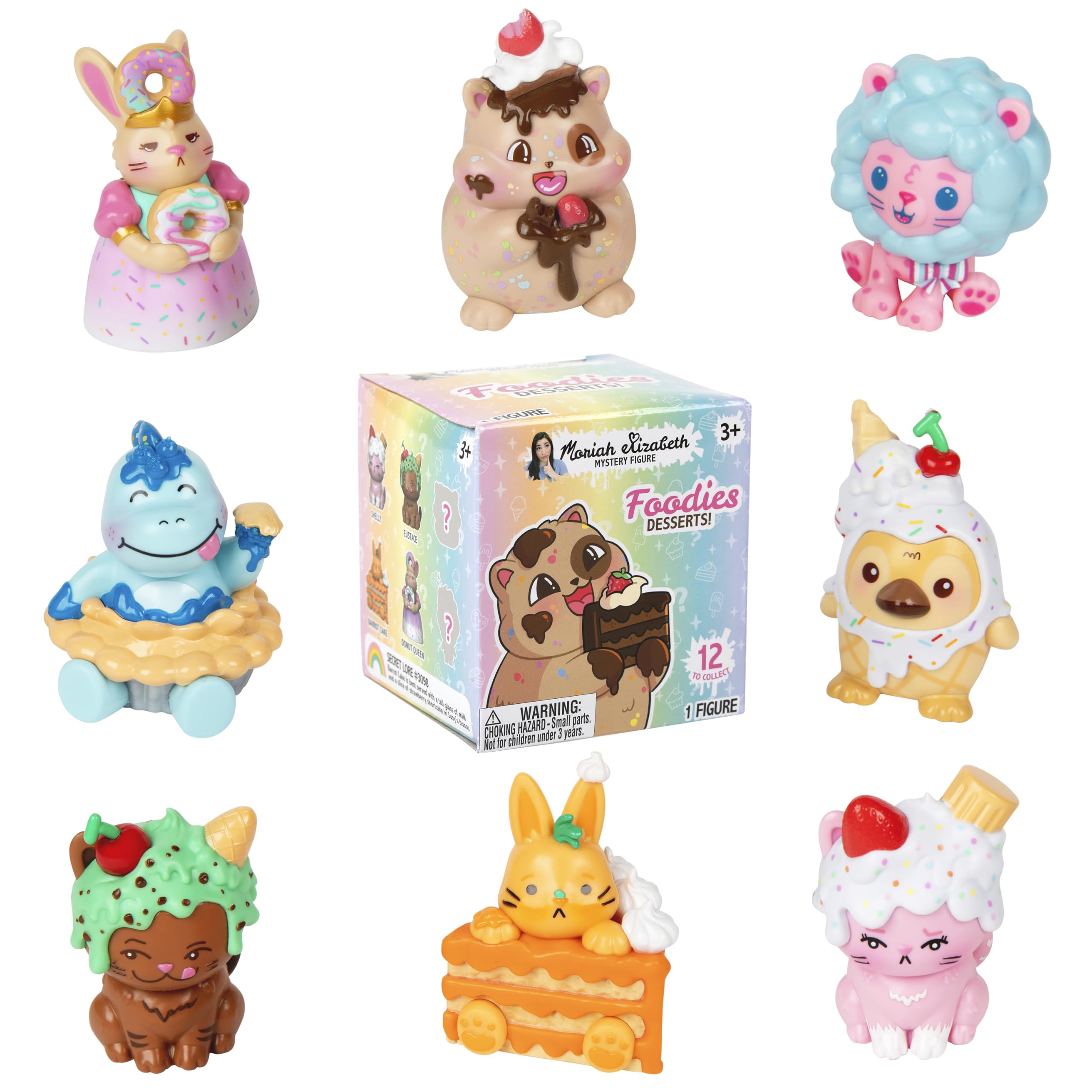 Moriah Elizabeth Series 4 Dessert Mystery Figures - Collectible Miniatures for Ages 3+