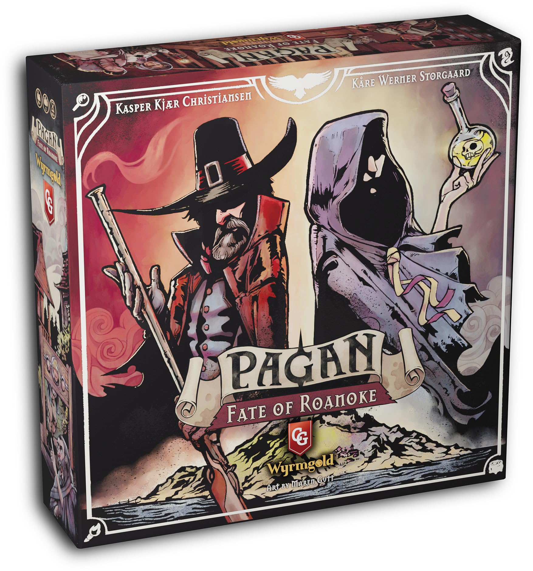 Capstone Games Pagan: The Fate of Roanoke - Asymmetrical 2-Player Card Game