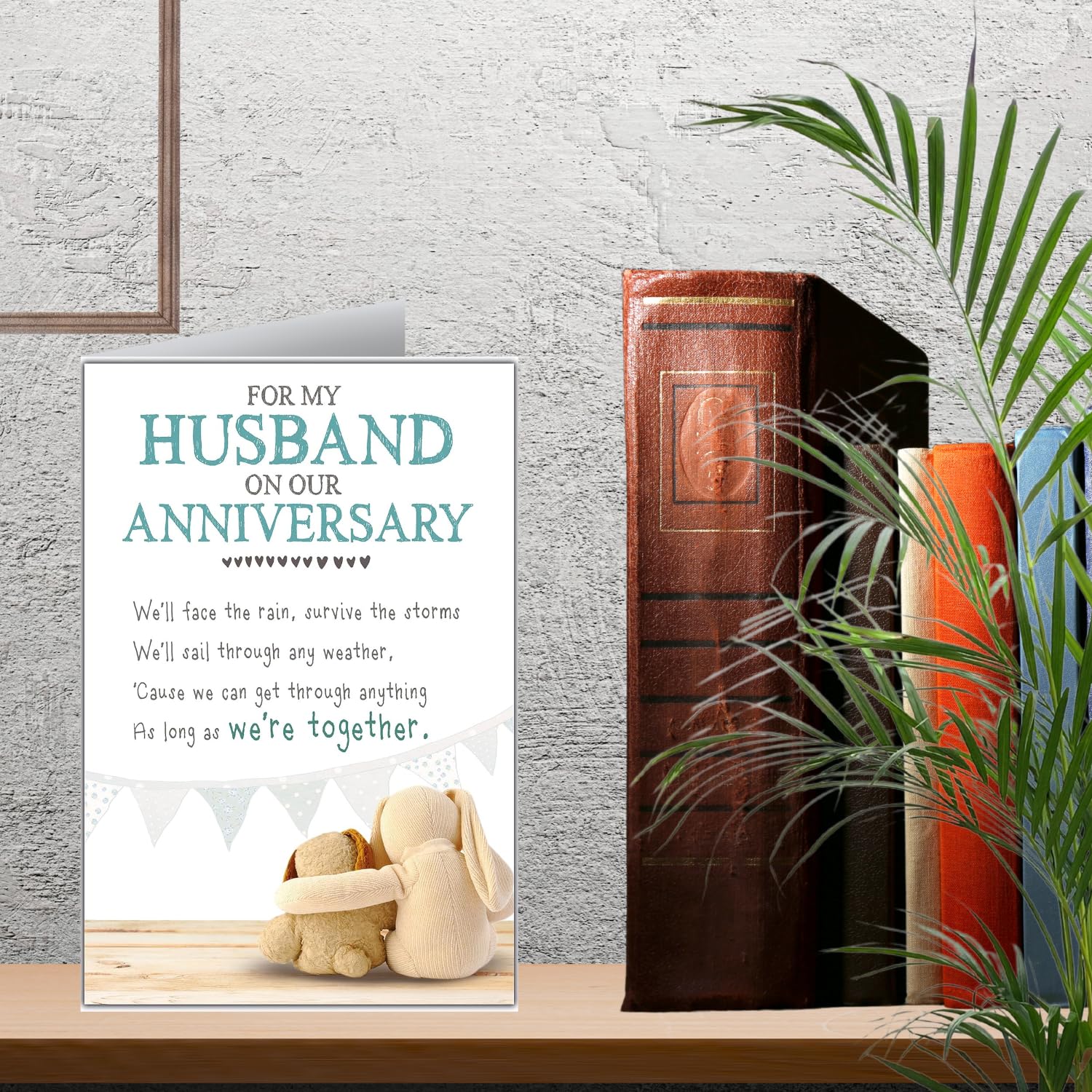 Emotional Rescue Husband Anniversary Card - Snuggly Bumpkins Range | 24 x 16.5 cm 5