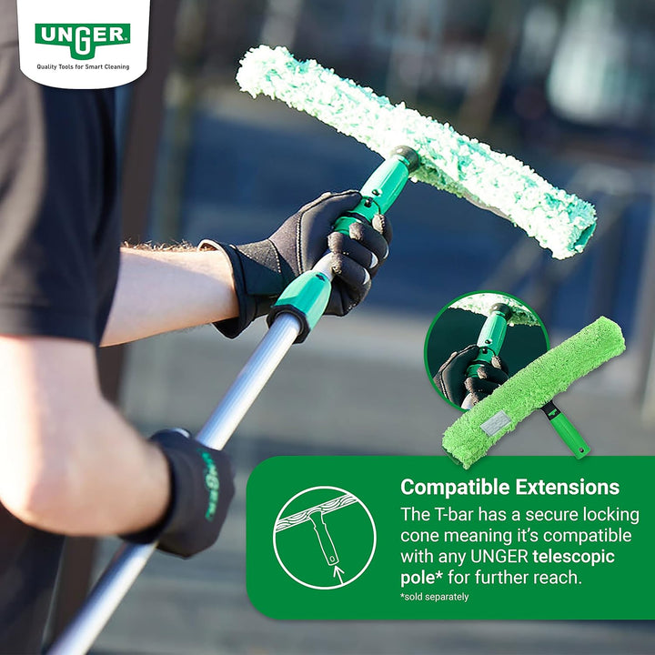 Unger MicroStrip 79020 Window Washer 35 cm Microfibre Cover with Dirt Pad