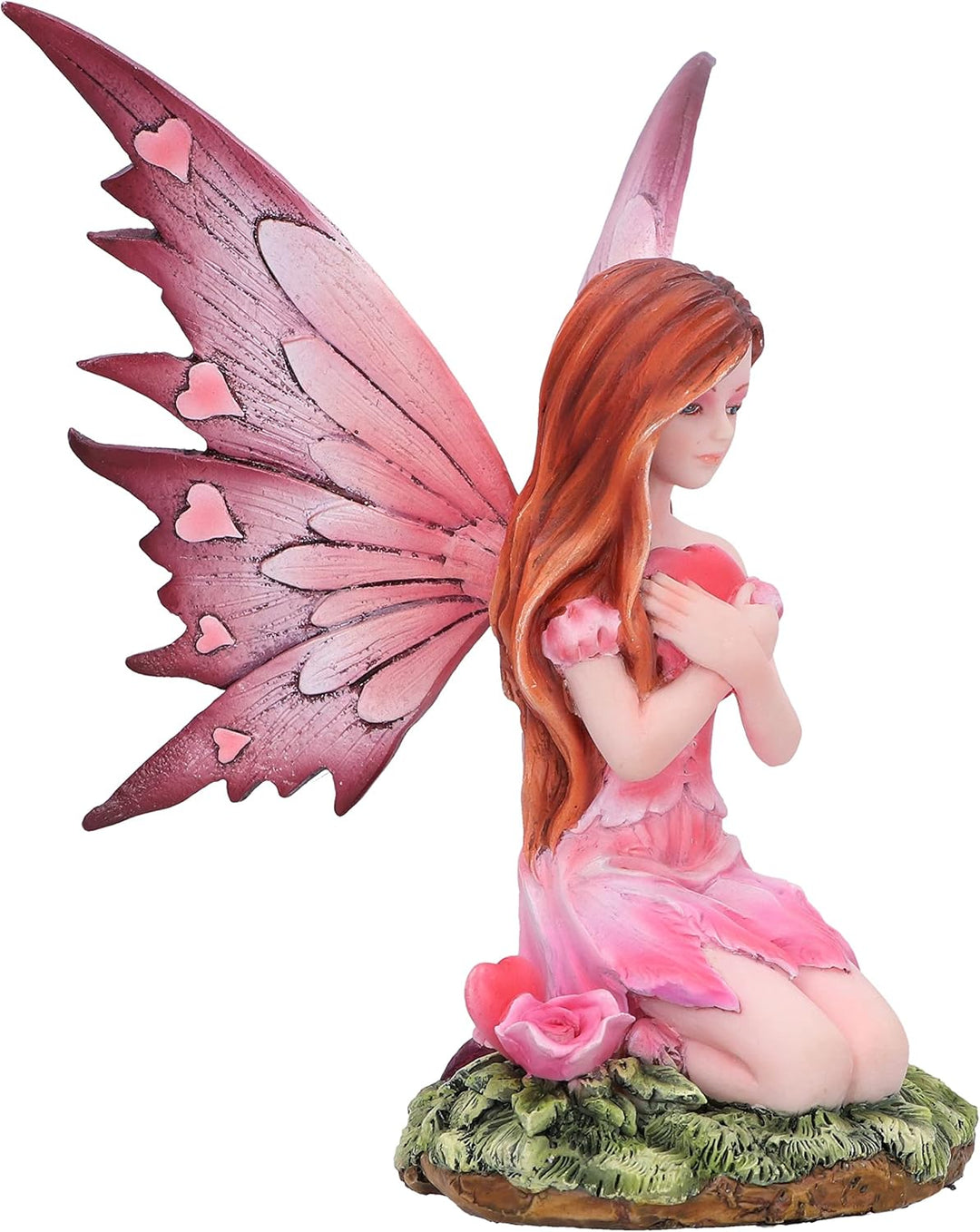 Nemesis Now Corissa Fairy Figurine - 17cm Hand-Painted Resin Gothic Fantasy Sculpture, Pink