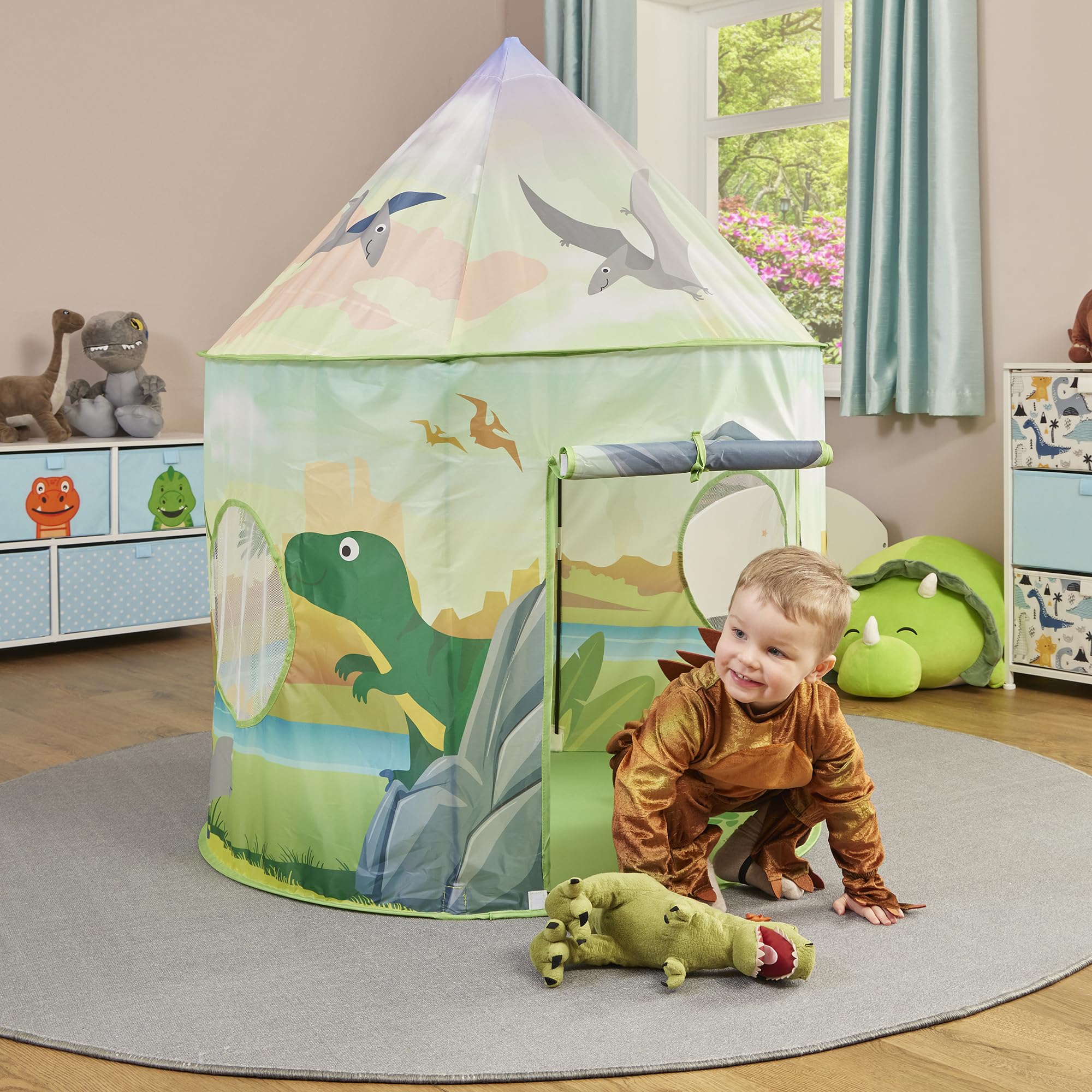 Liberty House Toys Dinosaur Play Tent - Immersive Play Space for Ages 18 Months+ 9