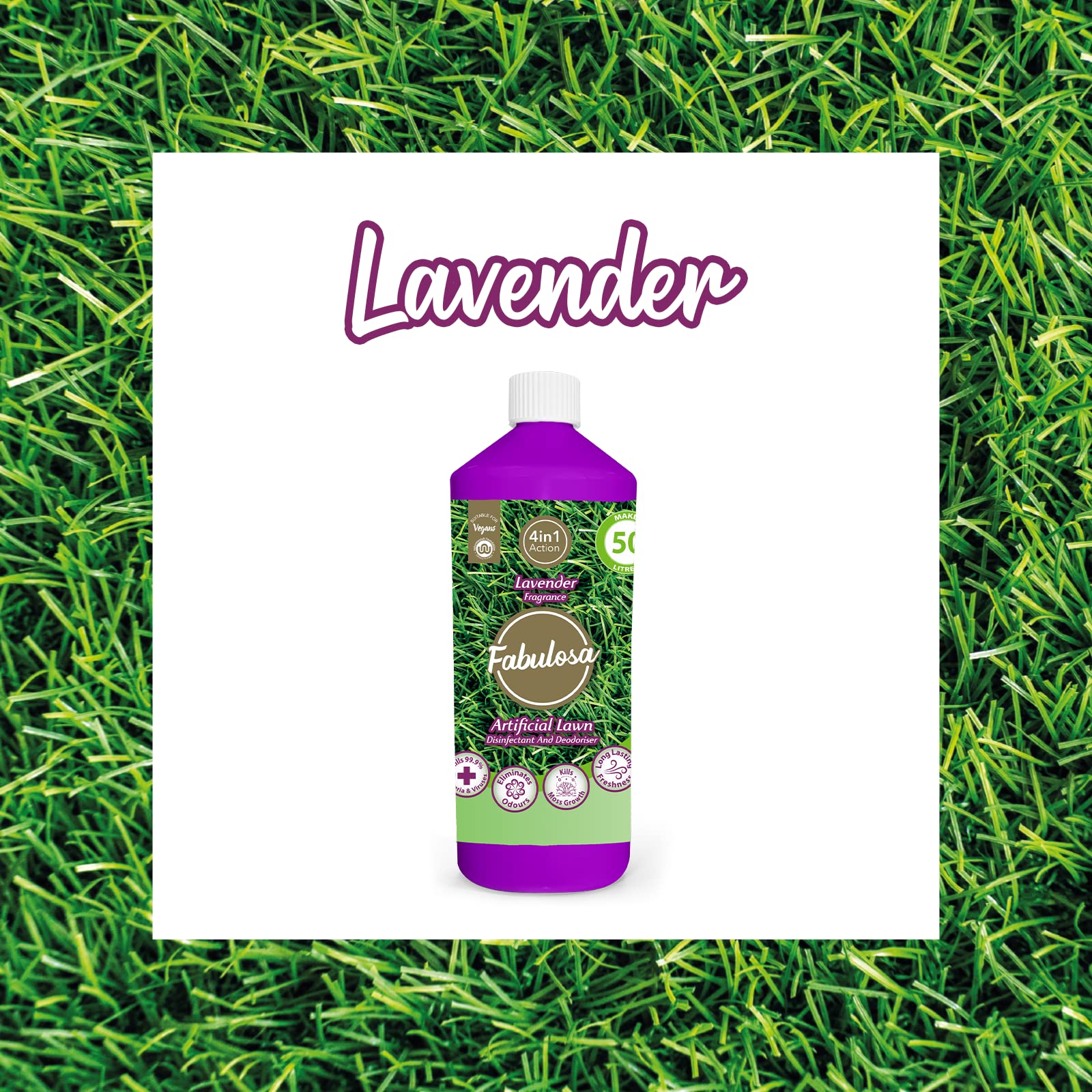 Fabulosa 4 in 1 All Purpose Disinfectant Spray Lavender Scent | Kills 99.9% Bacteria & Viruses | 1L 2