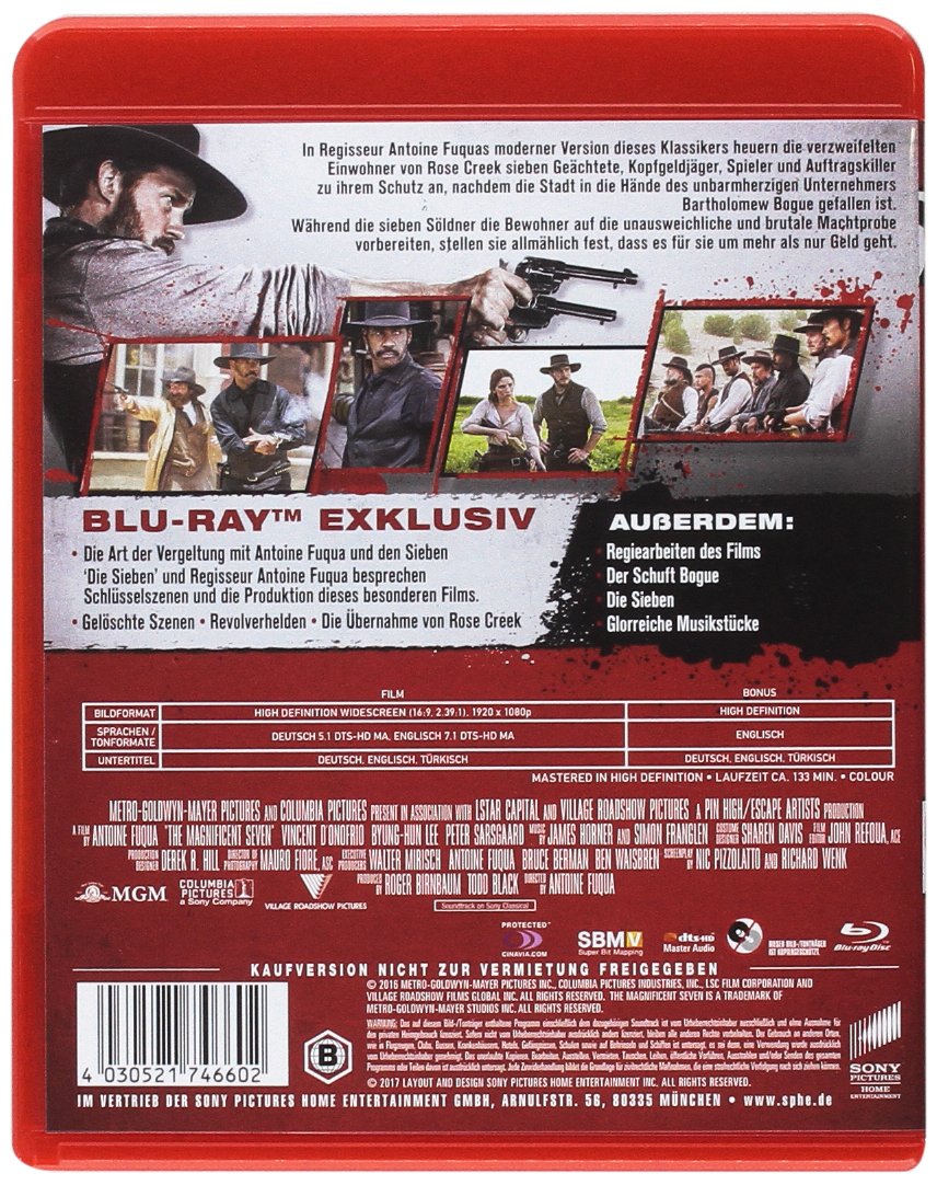 Die glorreichen Sieben [Blu-ray]