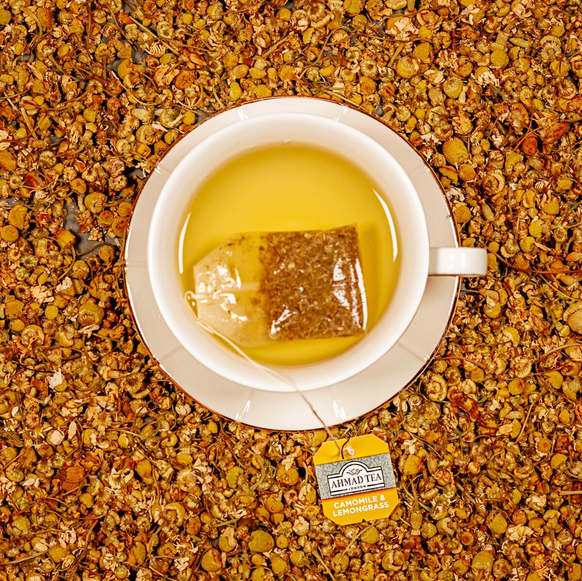 Ahmad Tea Camomile & Lemongrass Herbal Infusion Tea - 20 Teabag Sachets 5