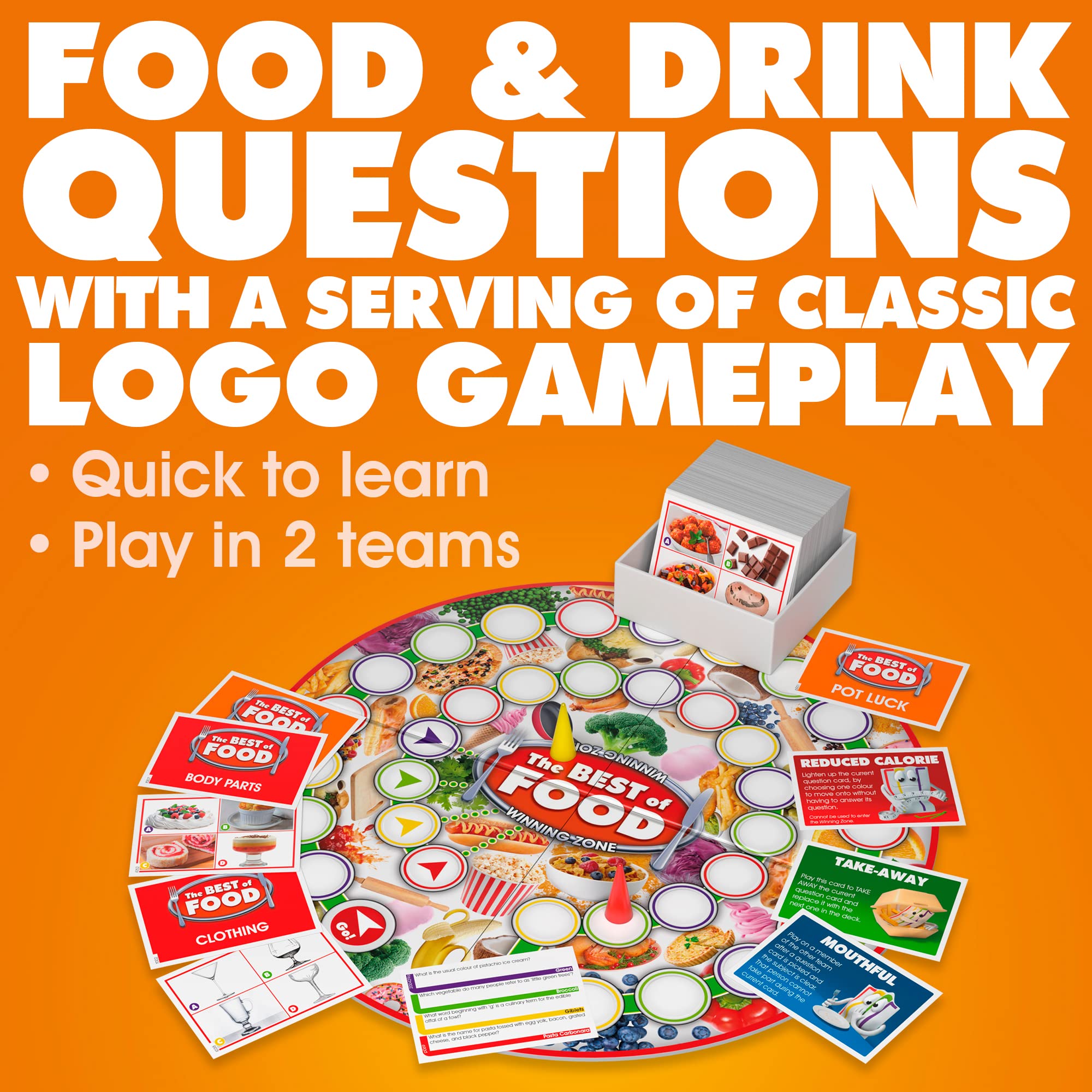 Drumond Park Logo Best of Food Board Game