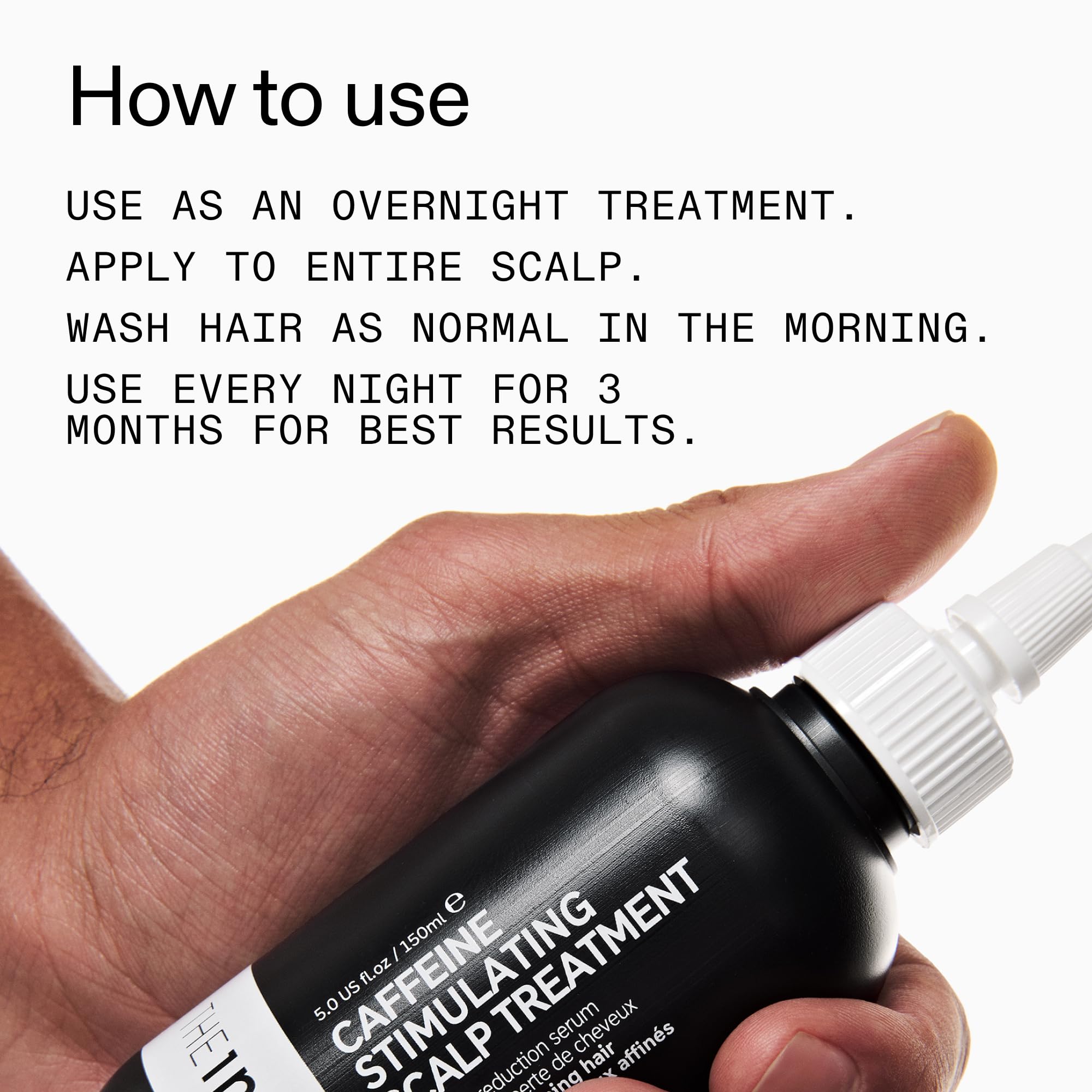 The INKEY List 1% Caffeine Stimulating Scalp Serum - Reduces Hair Loss, Improves Thickness | 150ml 4