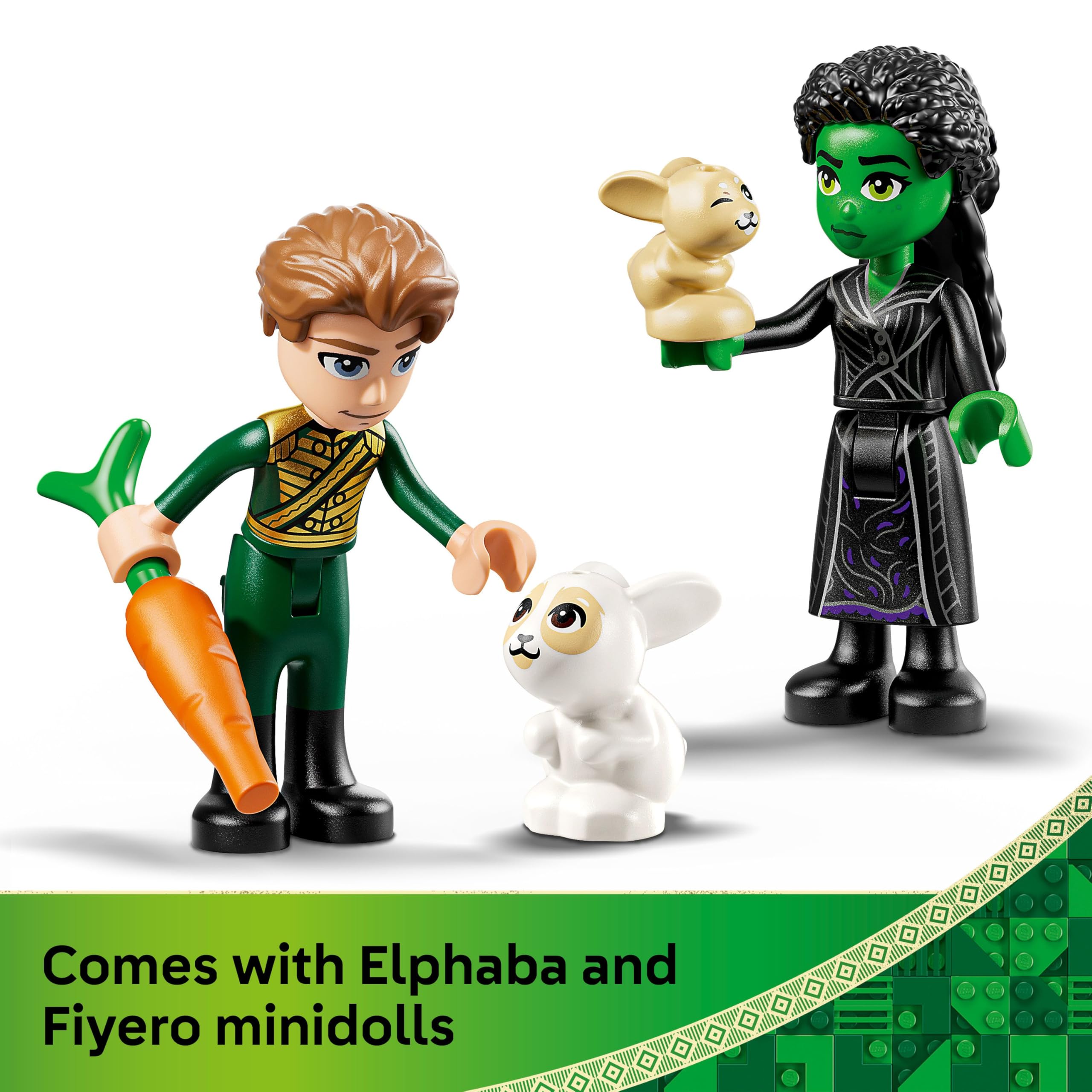 LEGO Wicked Elphaba's Retreat - Forest Building Toy with 2 Mini Dolls & Animal Figures for Ages 7+ 13