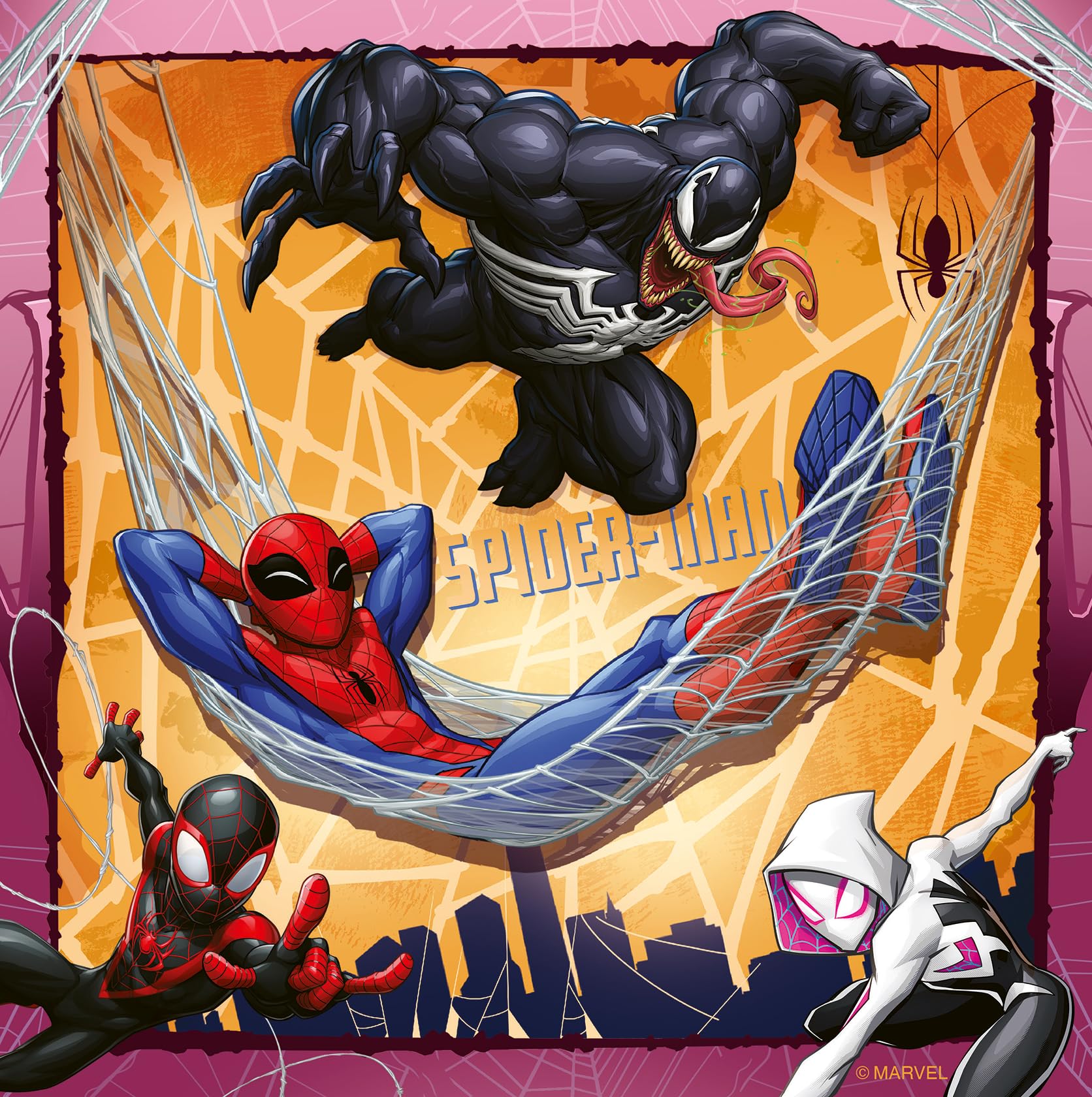 Ravensburger Marvel Spider-Man - Set of 3 Jigsaw Puzzles (3x 49 Pieces) | Ages 5+ 5