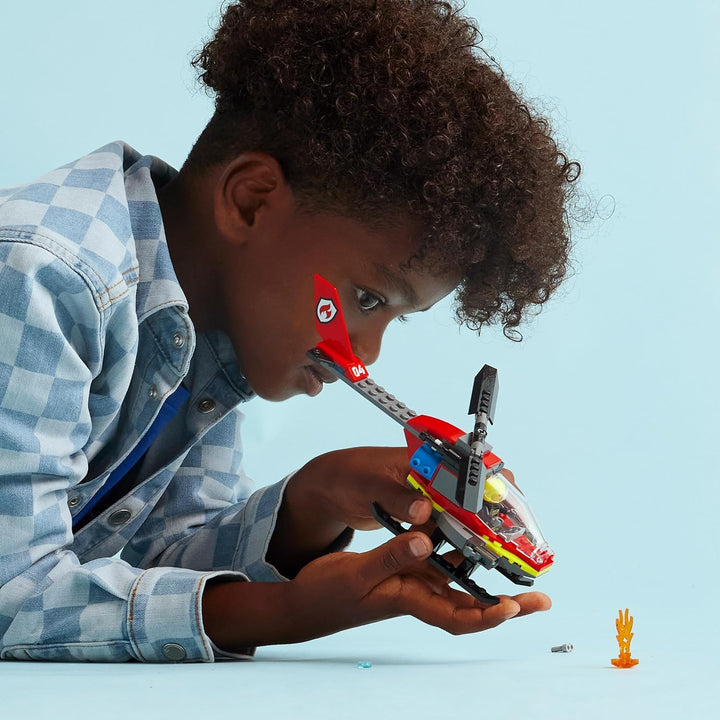 LEGO City Fire Rescue Helicopter Toy - Building Set for 5+ Year Olds