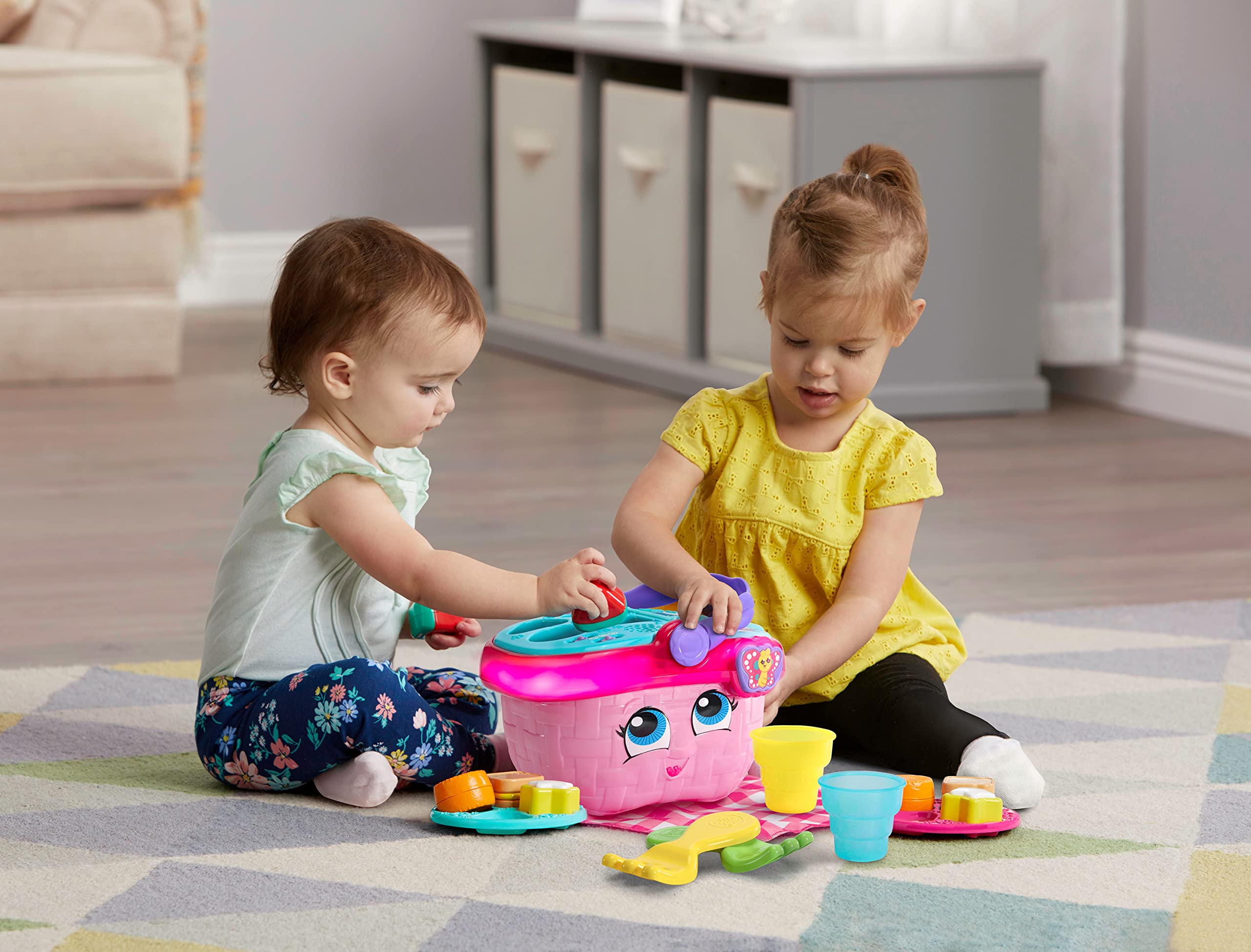 LeapFrog Shapes & Sharing Picnic Basket - Interactive Educational Toy for Ages 6-36 Months 9
