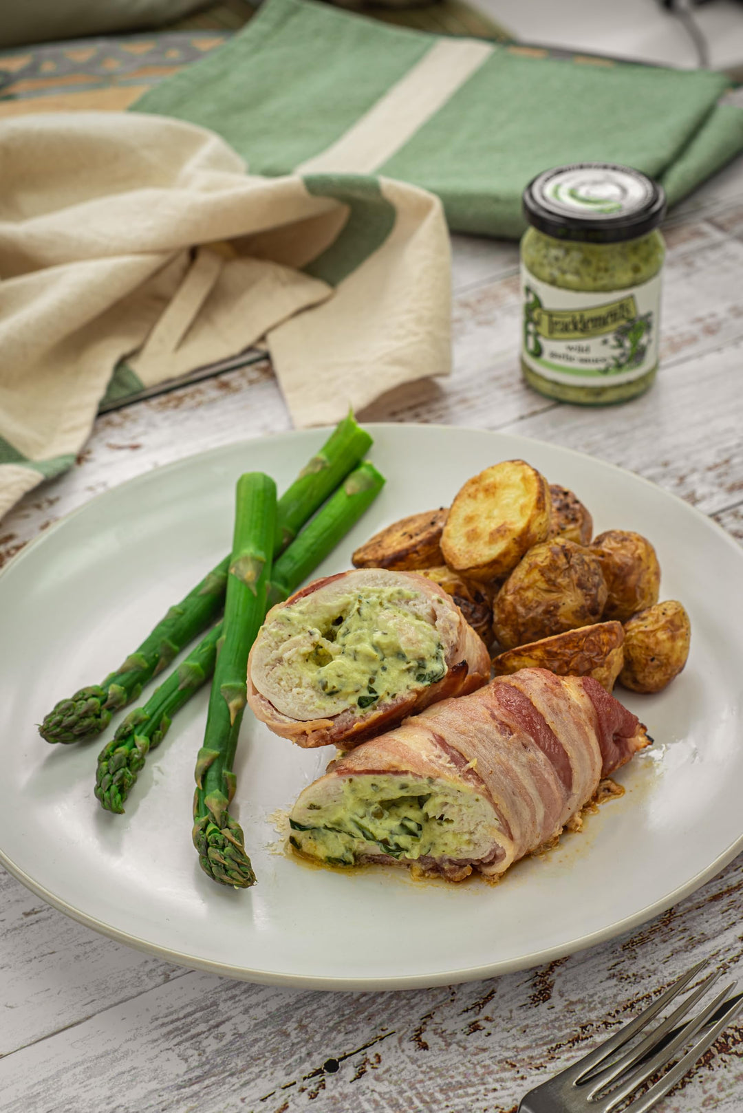 The Tracklements Co Ltd - Wild Garlic Sauce with Honey & Mustard, 140g