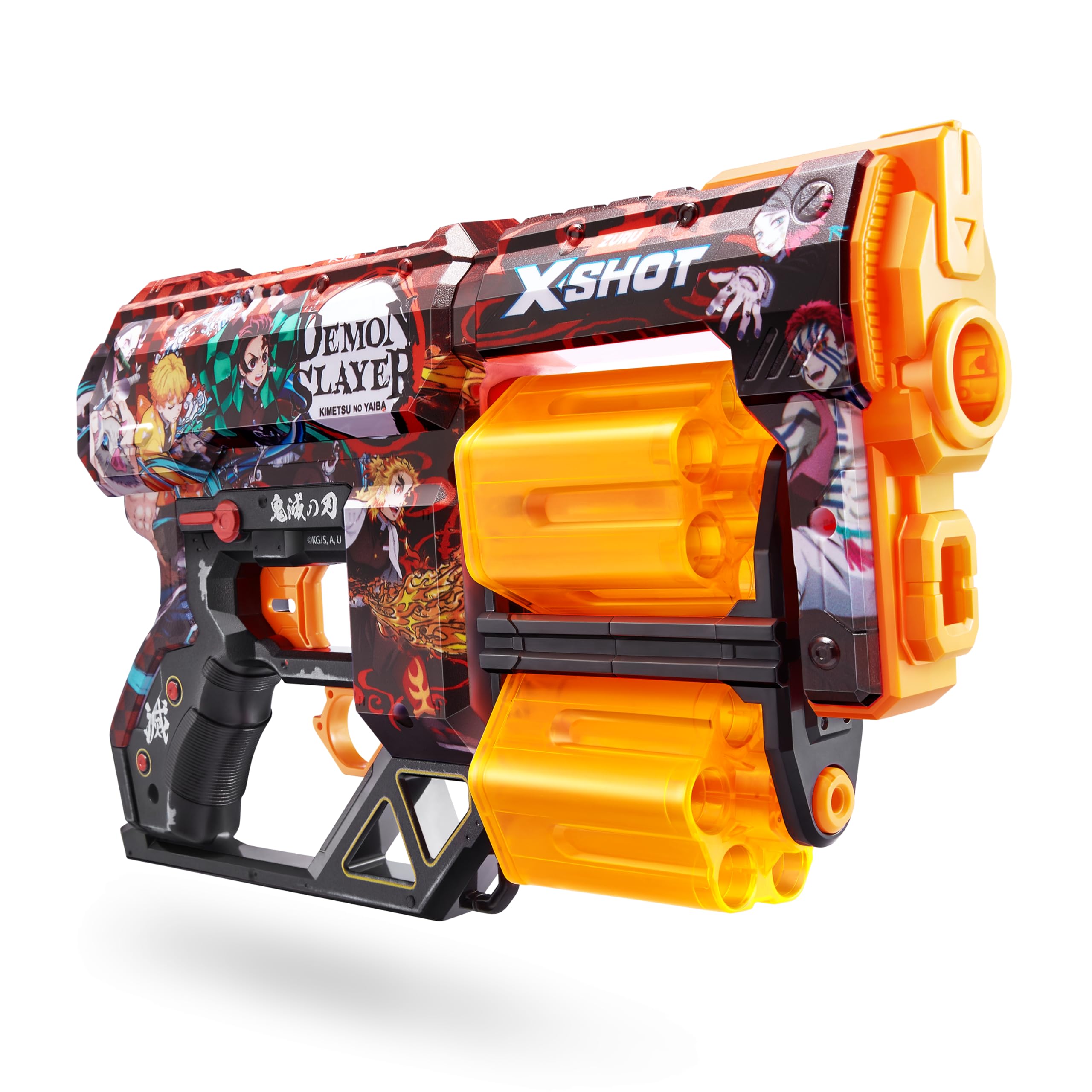 XSHOT Skins Dread Foam Blaster - Double Rotating Barrels, 12 Darts, 27m Range 7
