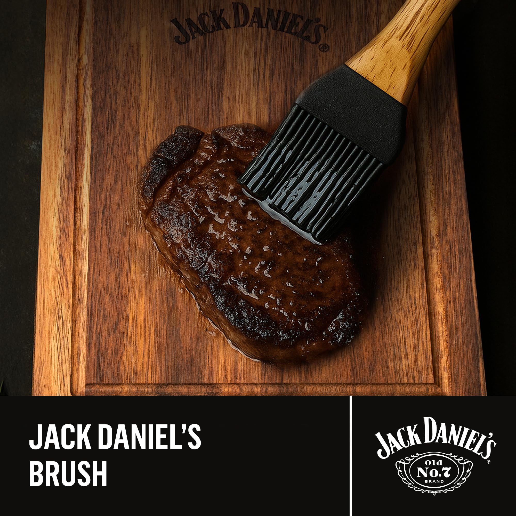 Jack Daniels - Steak Spice Set with Wooden Board & Basting Brush 4