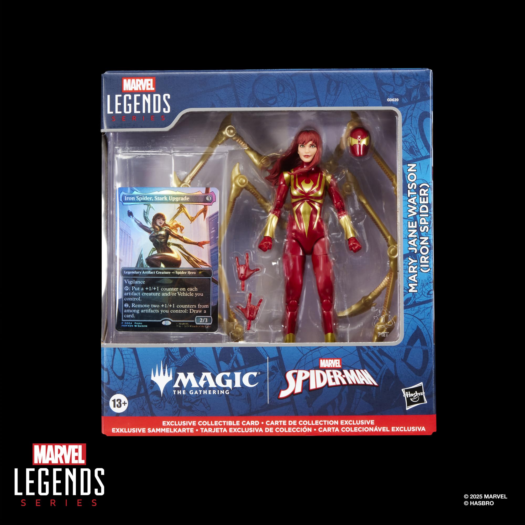 Marvel Legends Series Mary Jane Watson (Iron Spider) Action Figure | 6-Inch Scale | 7 Accessories