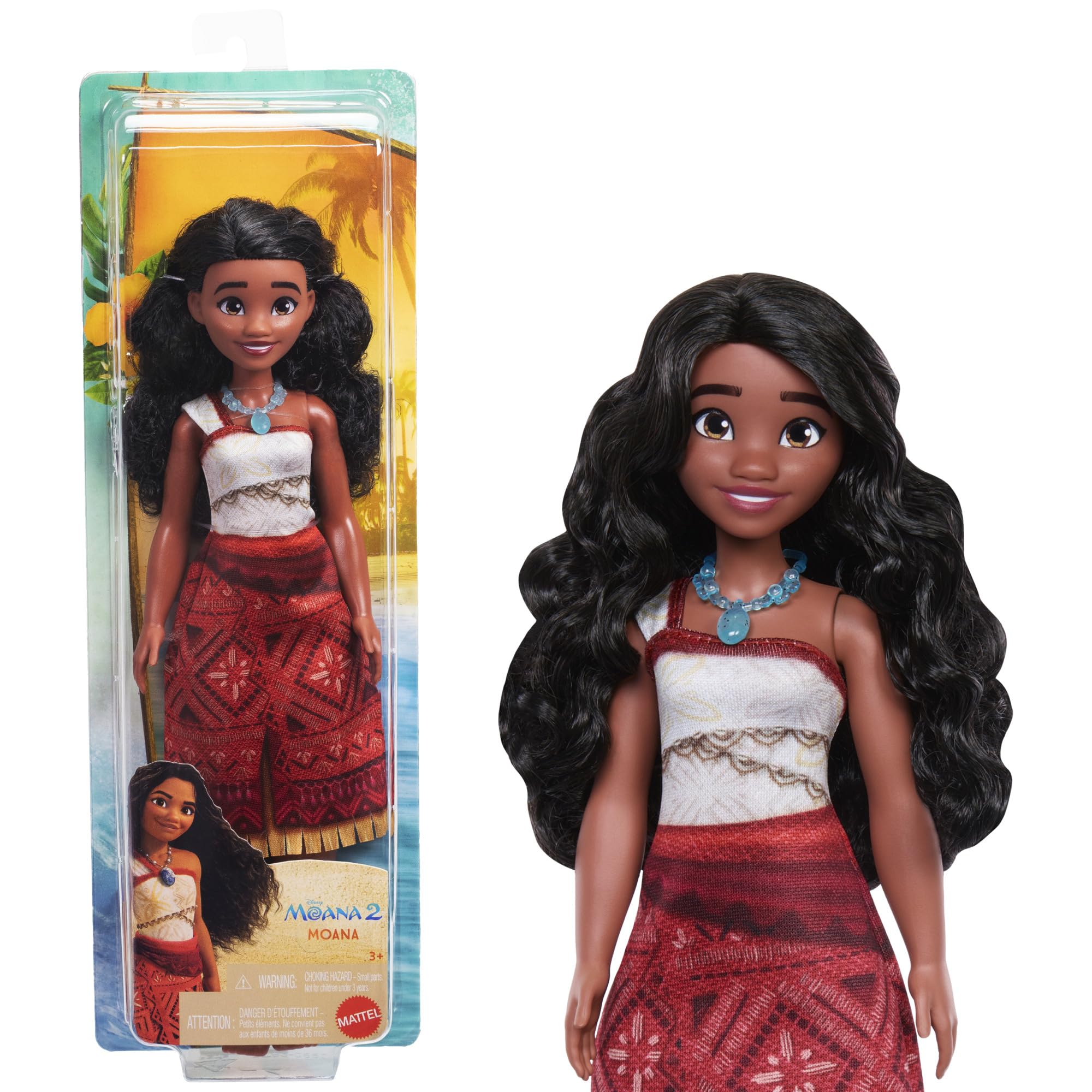 Disney Princess Moana 2 Fashion Doll by Mattel | 9.84 inches | Classic Edition | Ages 3+ 1