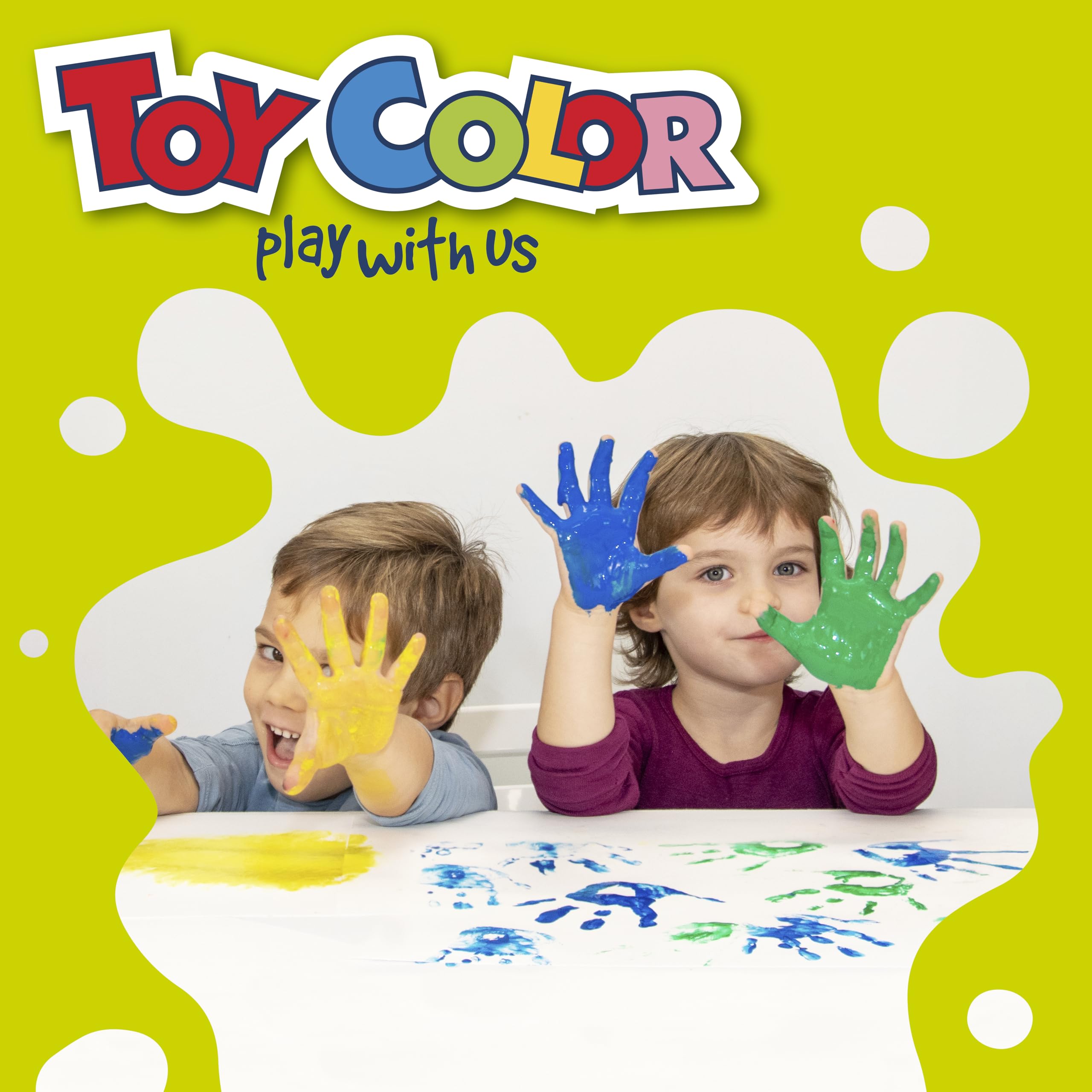 Pasuto Tempera Paint - Brilliant Yellow | 1000 ml Washable Liquid Paint for Kids 7