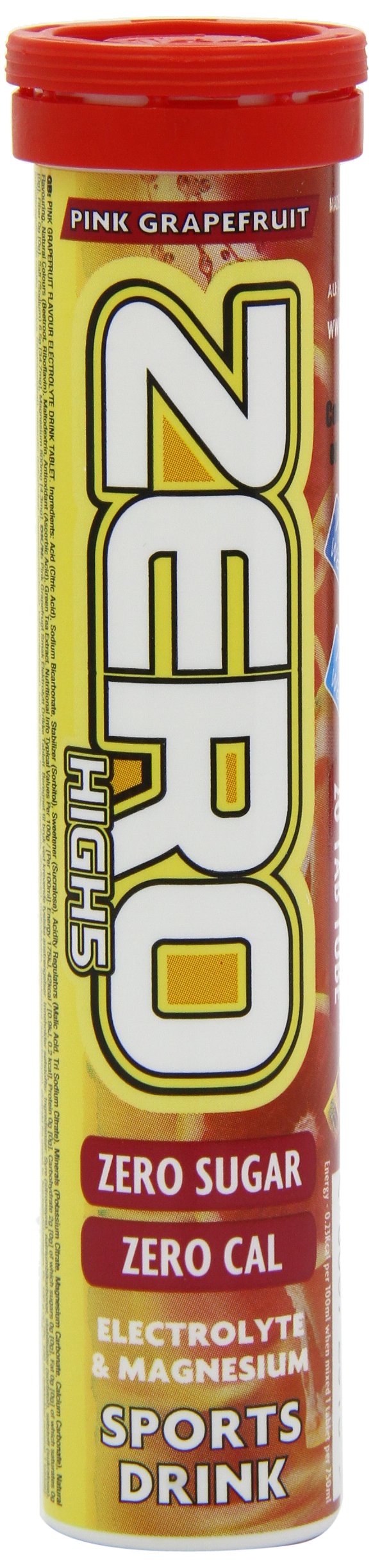HIGH5 Zero Electrolyte Tablets - Pink Grapefruit - Sugar-Free Hydration with Vitamin C - 160 Tablets (Pack of 8) 4