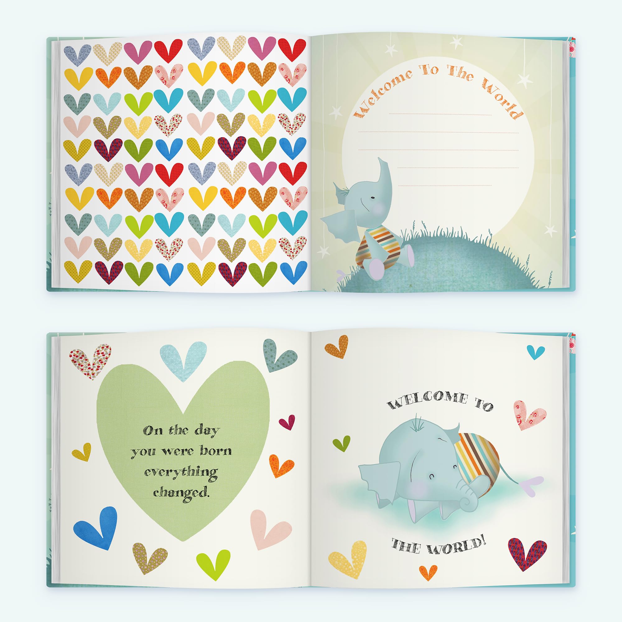 FROM YOU TO ME Welcome to the World Keepsake Gift Book for New Baby | Hardcover | 32 Pages