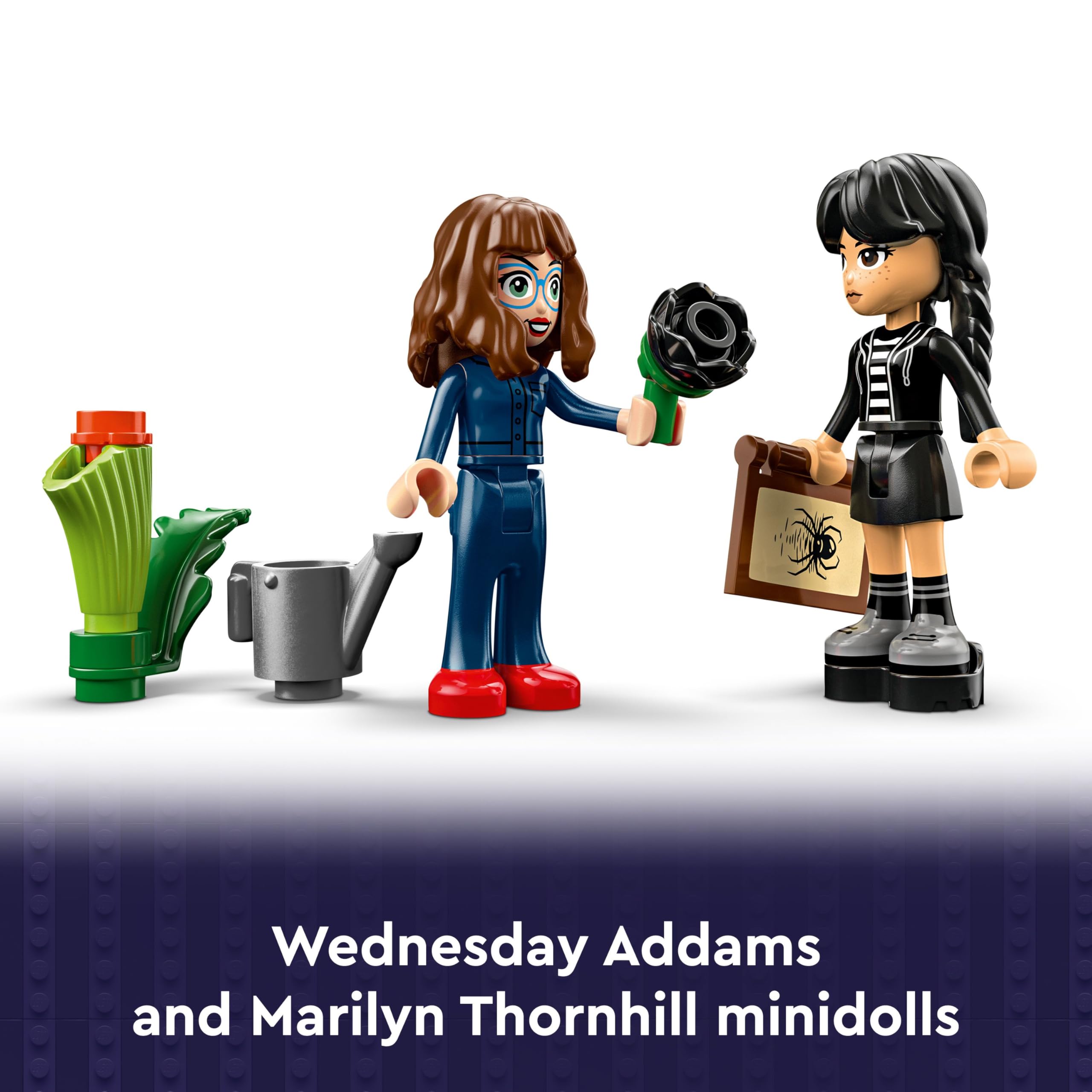 LEGO Wednesday Black Dahlia Flower Toy - Buildable Play and Display Set for 9+ 4