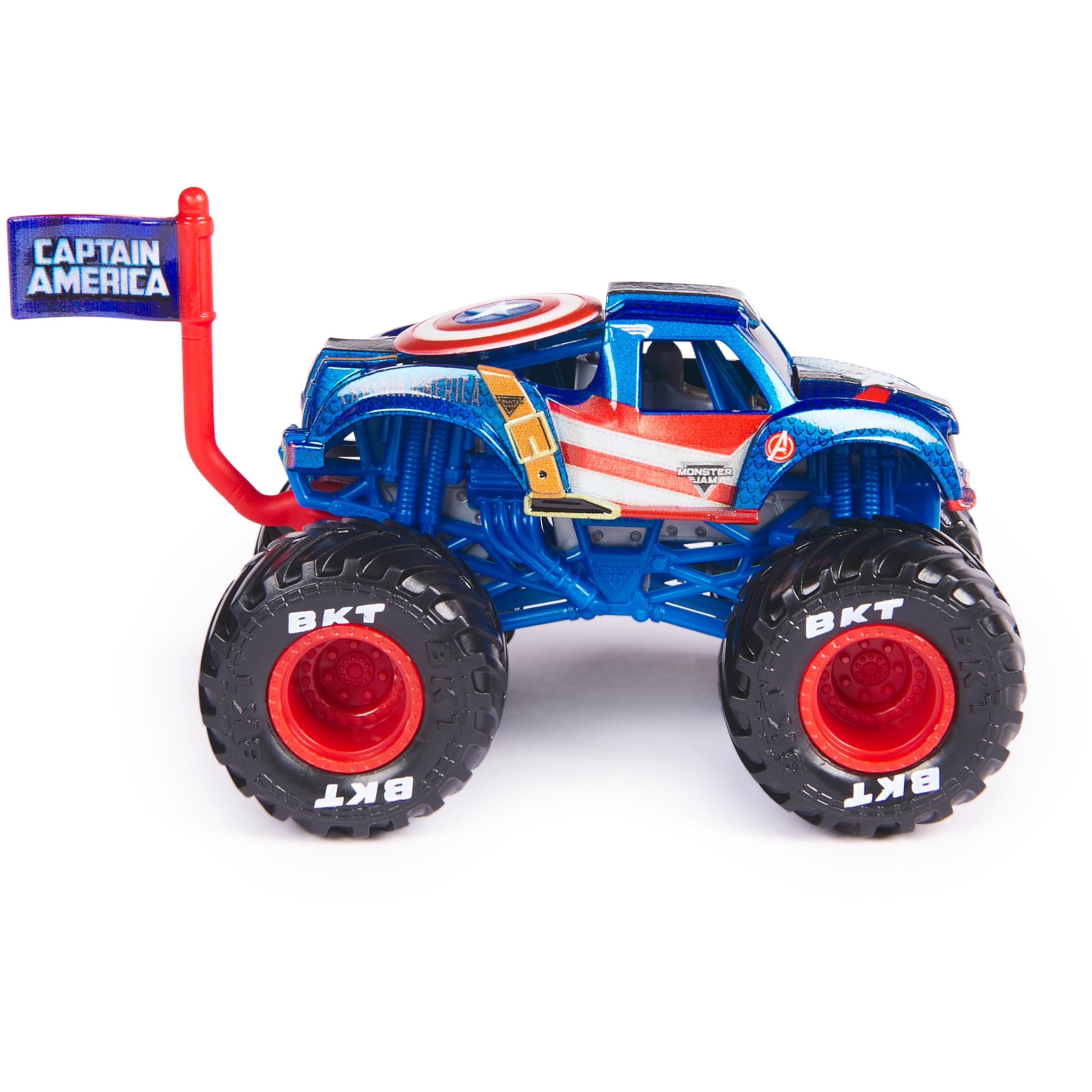 Monster Jam Marvel Superhero Design Truck - 1:64 Scale | Plastic | Ages 3+ 4