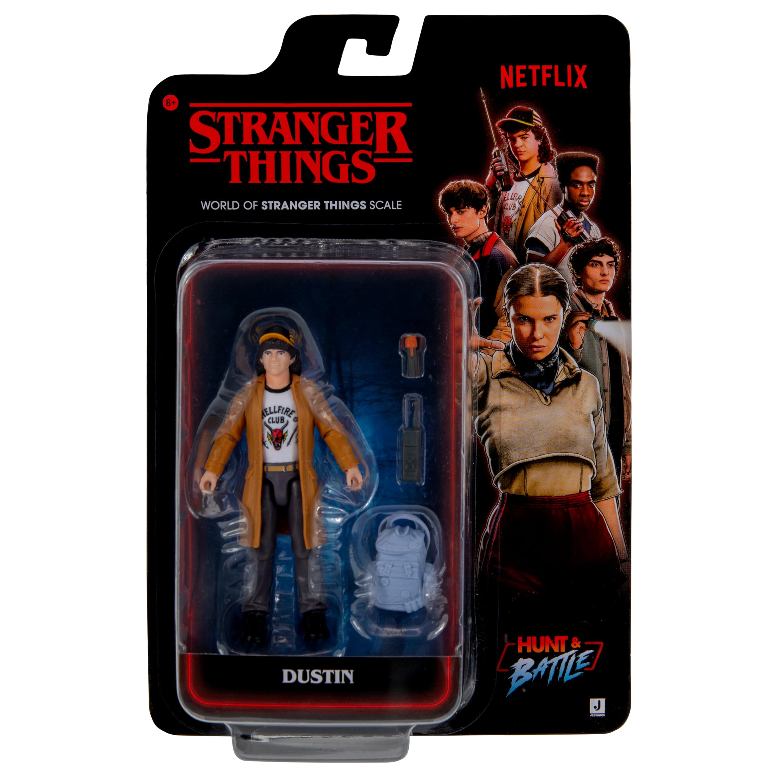 Stranger Things Dustin Henderson Upside Down Collector Figure - 6-Inch Highly Detailed Action Figure 11