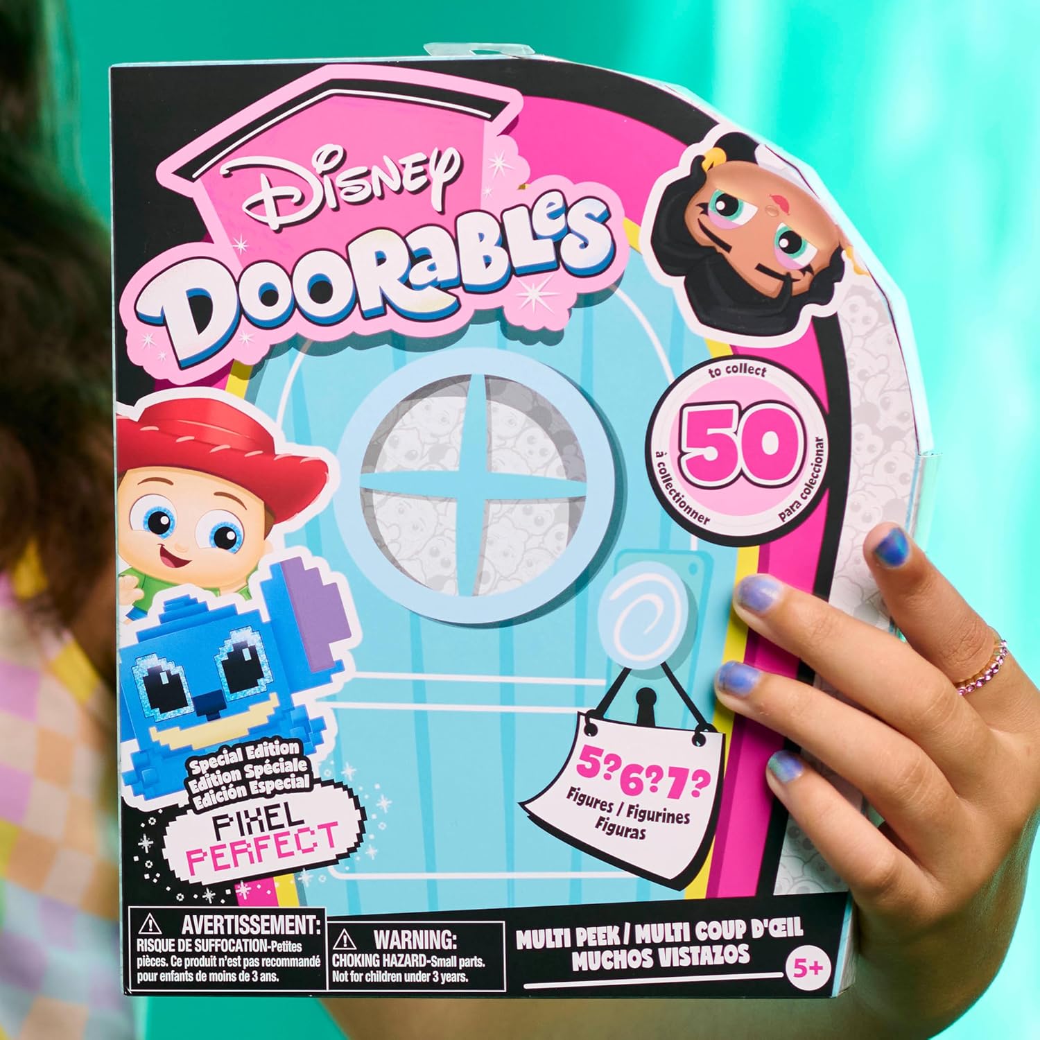 Disney Doorables Pixel Perfect Multi Peek - 1.5-inch Collectible Figures (Ages 5+)