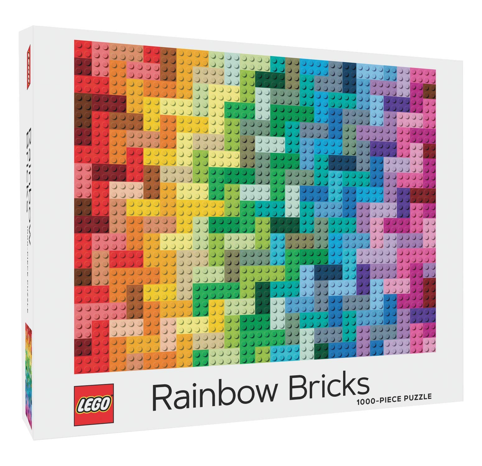 LEGO Rainbow Bricks Puzzle - 1000-Piece Gradient Challenge for Adults & Kids