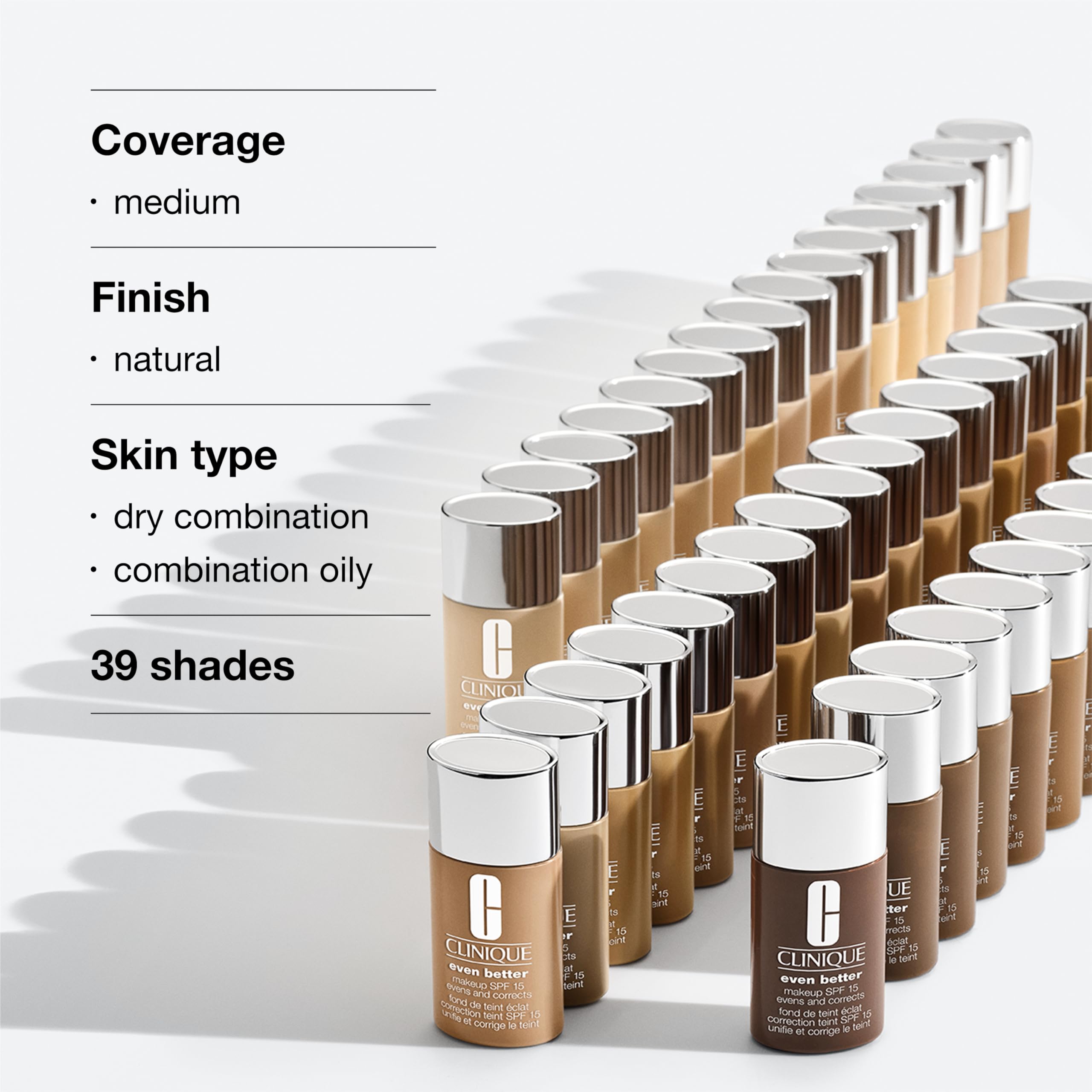 Clinique Even Better Foundation - 24-Hour Moderate Coverage, Natural Matte Finish | 30 ml 5