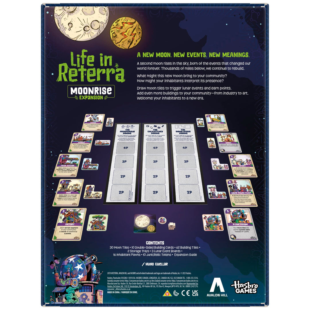 Hasbro Gaming Life in Reterra Moonrise Expansion Board Game