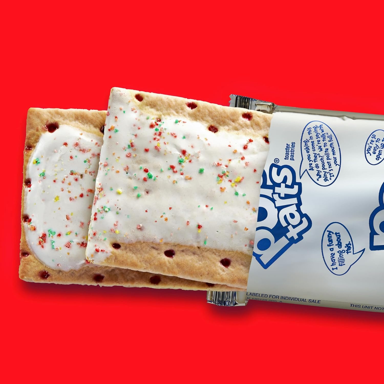 Kellogg's Pop-Tarts Frosted Strawberry Sensation Toaster Pastries Box, 8 x 48g 5