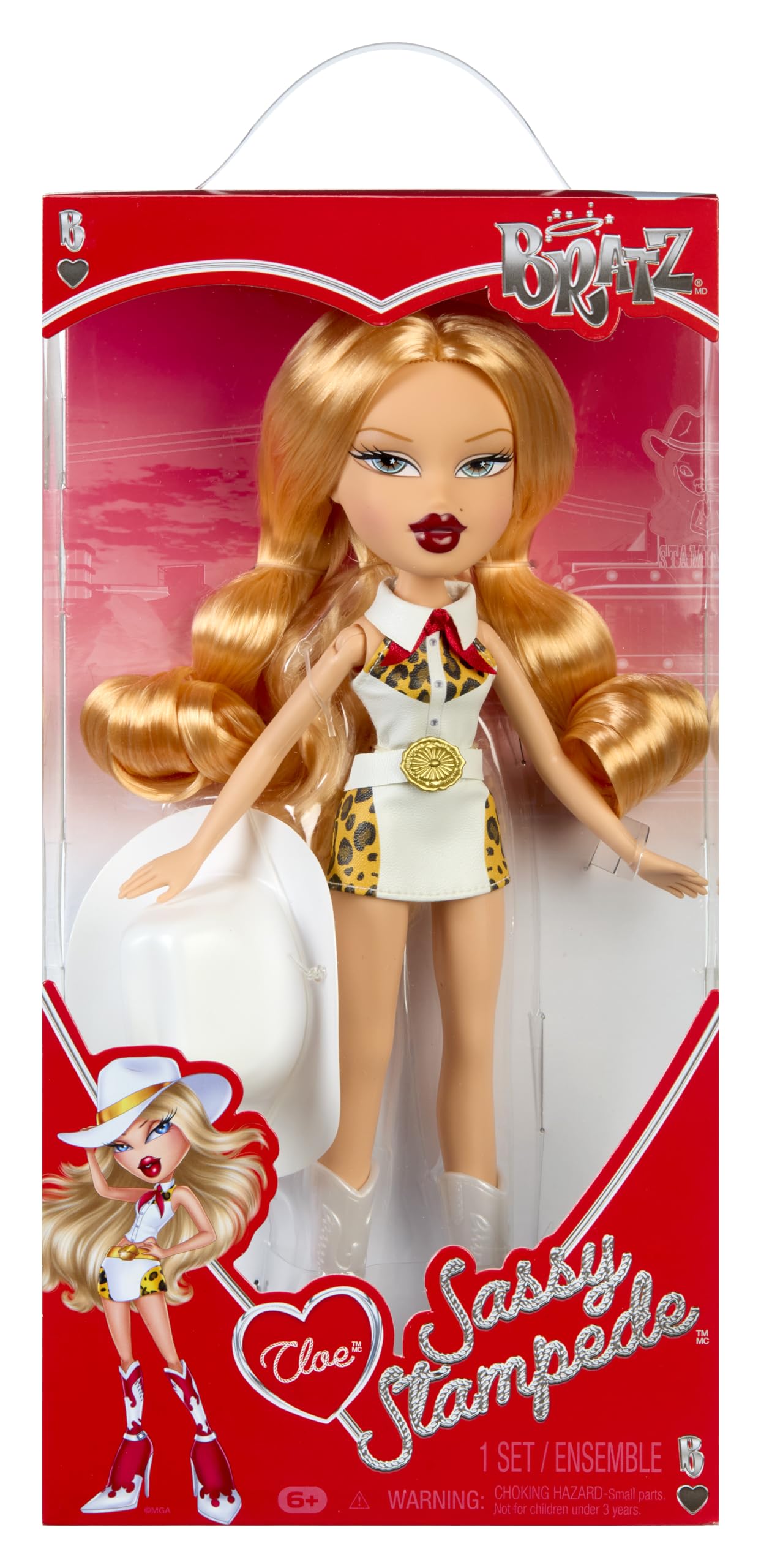 Bratz Sassy Stampede Cloe Collectable Fashion Doll | Western Cowgirl Style | Model 247159