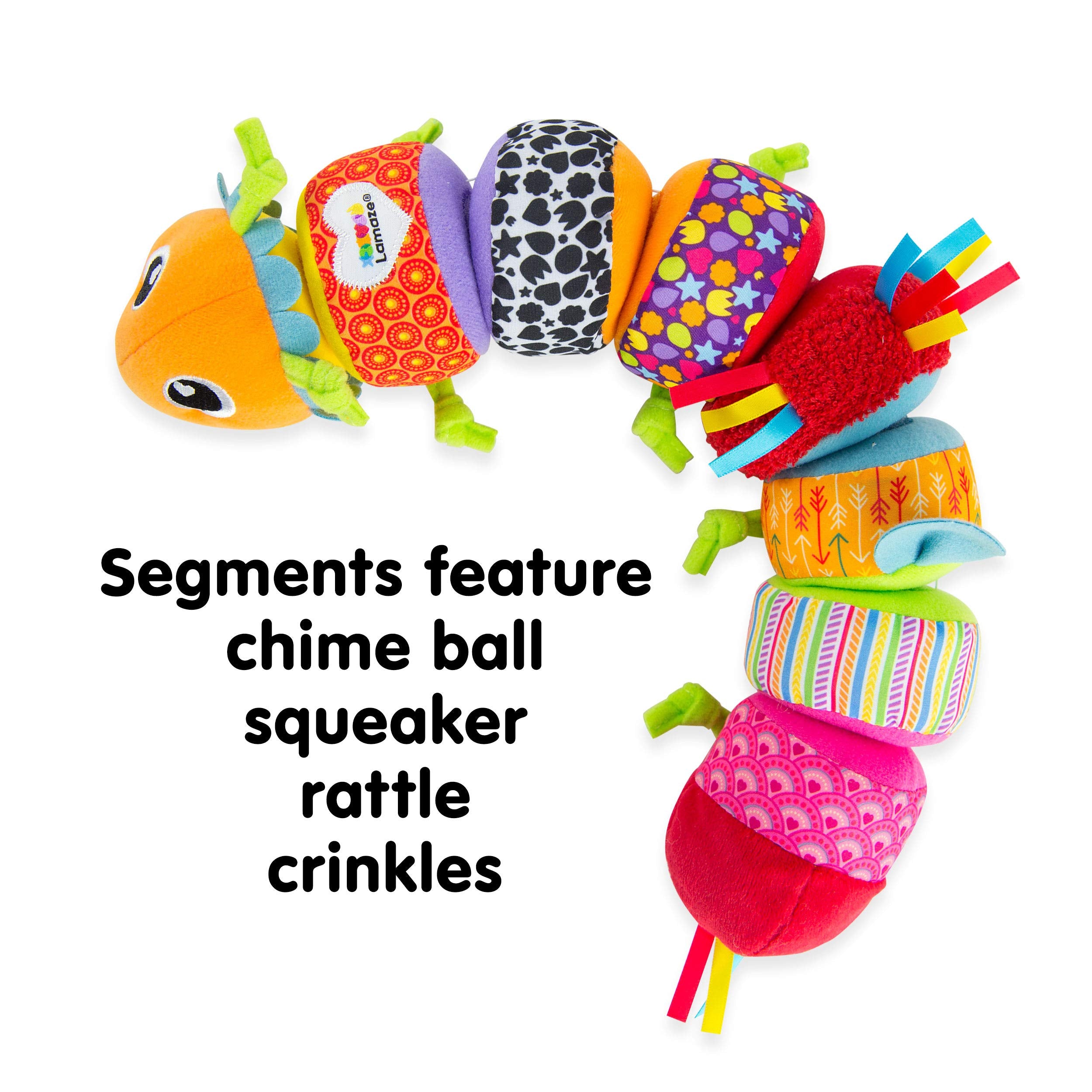 Lamaze Mix & Match Caterpillar Soft Cuddly Activity Toy for Babies 6 Months+ 5