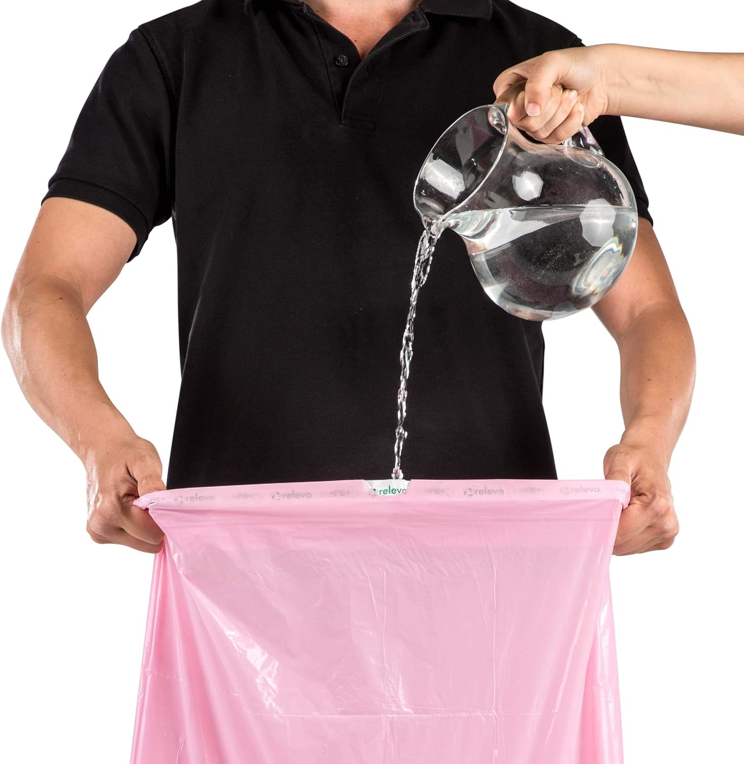 Relevo 100% Recycled Scented Bin Liners, Heavy Duty 30L, 15-Pack 5