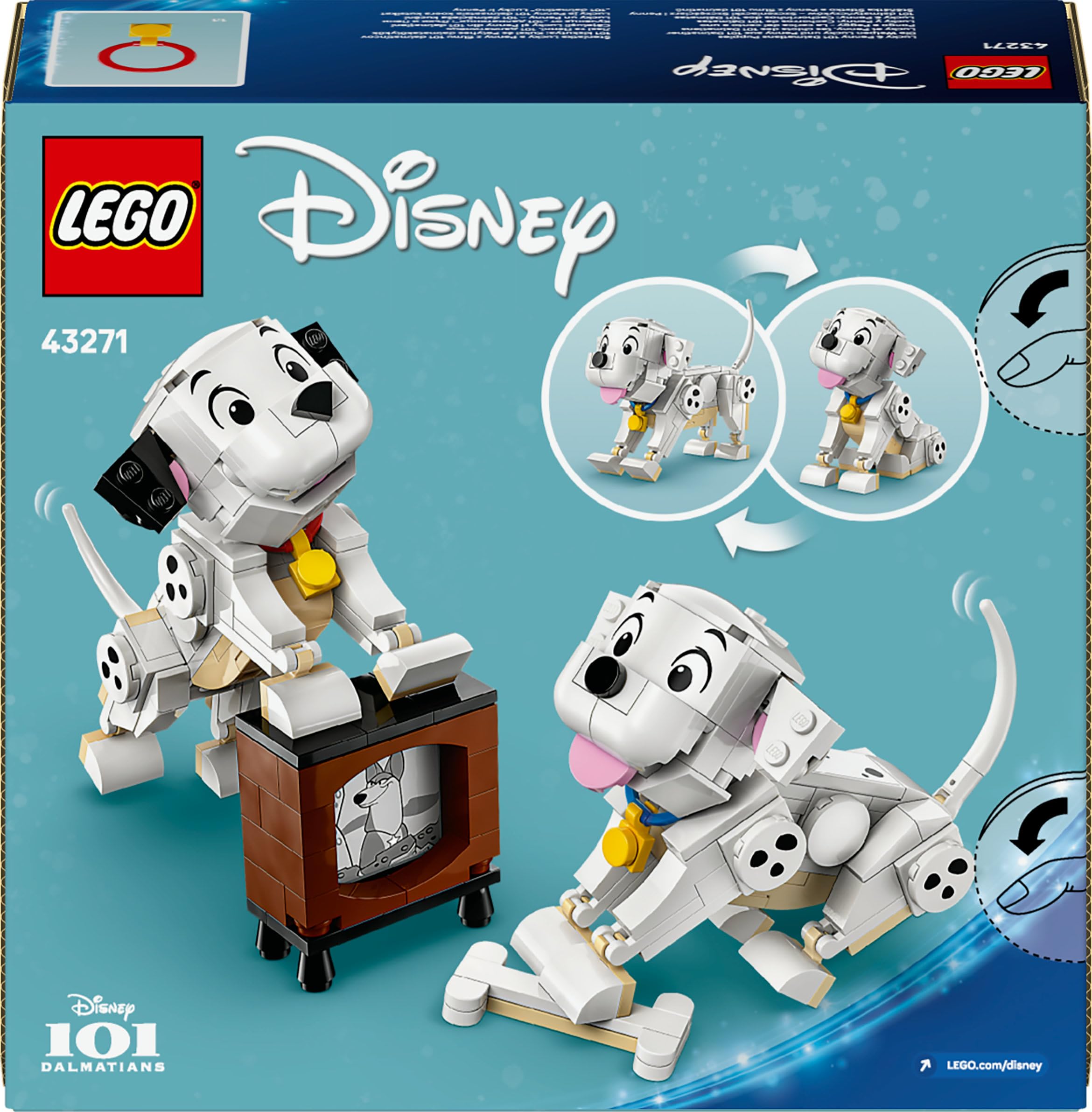 LEGO ǀ Disney Lucky & Penny 101 Dalmatians Puppies Building Toy - Play & Display for Ages 6+ 9
