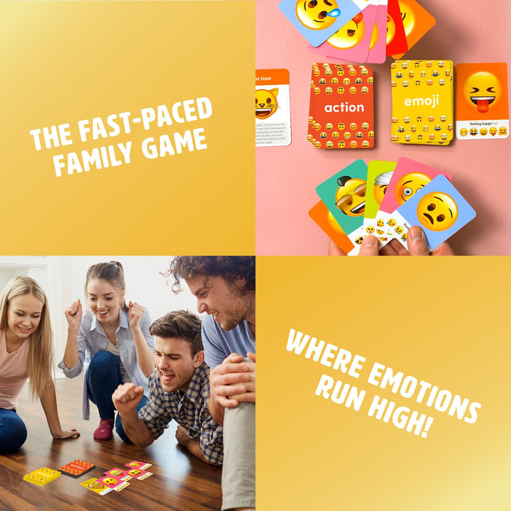 Ginger Fox Emoji Card Game - Family Party Card Game for Kids and Adults