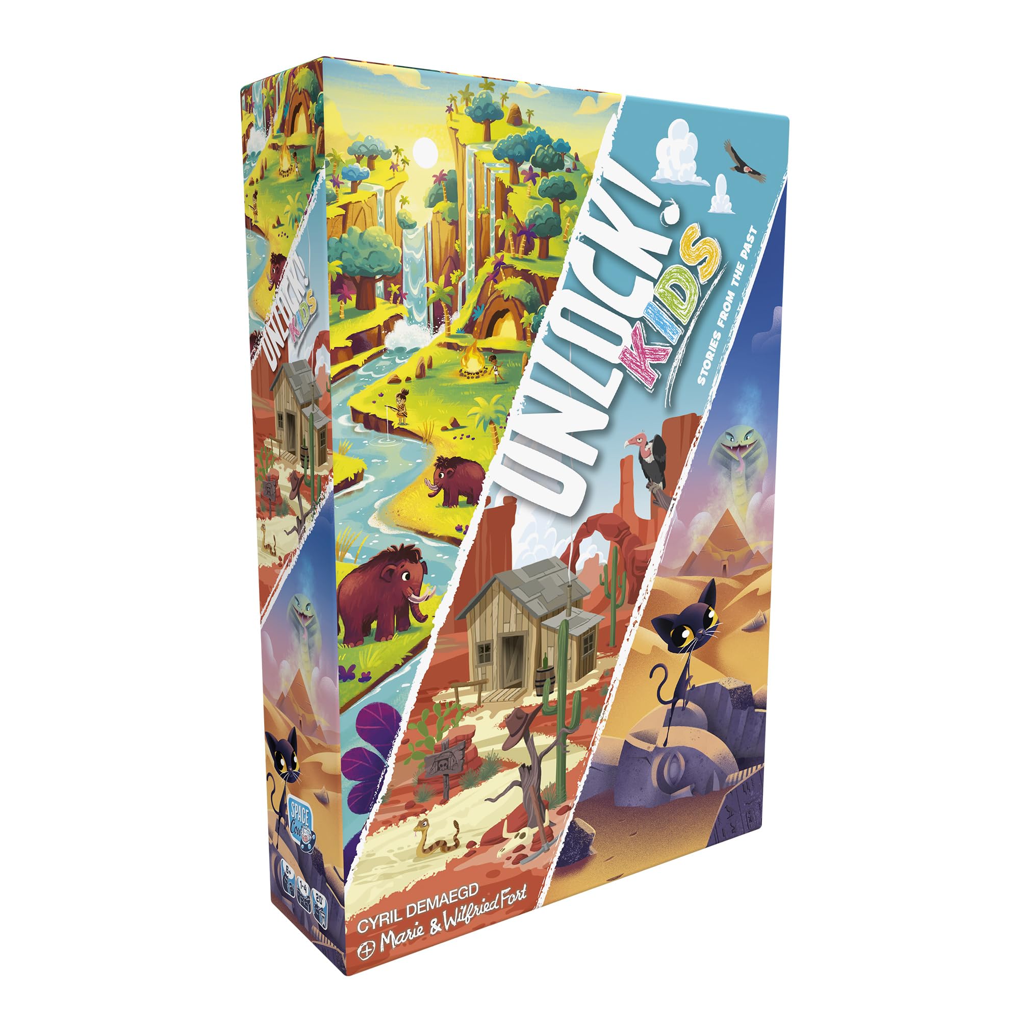 Space Cowboys Unlock Kids 2: Stories From the Past Card Game 3