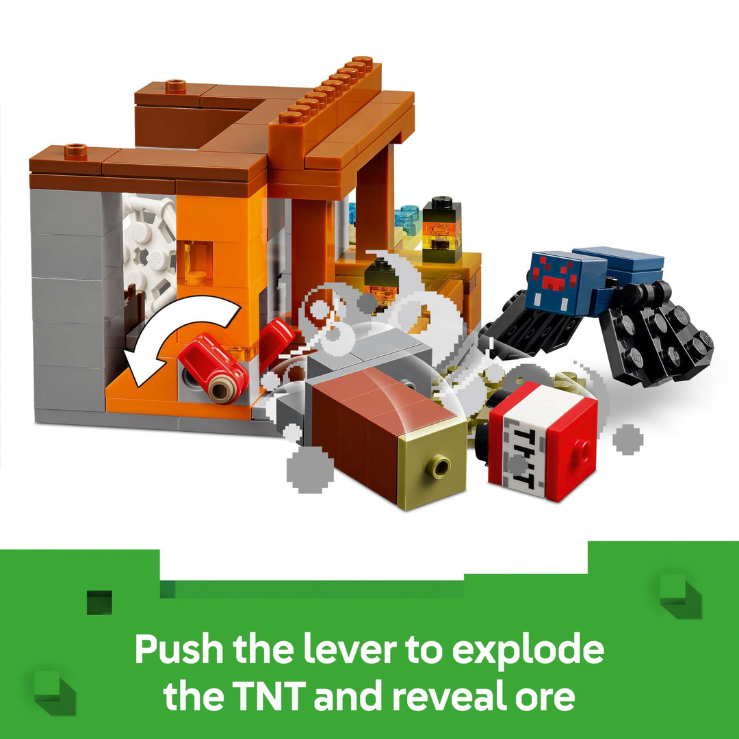 LEGO Minecraft The Armadillo Mine Expedition 21269 - Building Set for Kids 8+