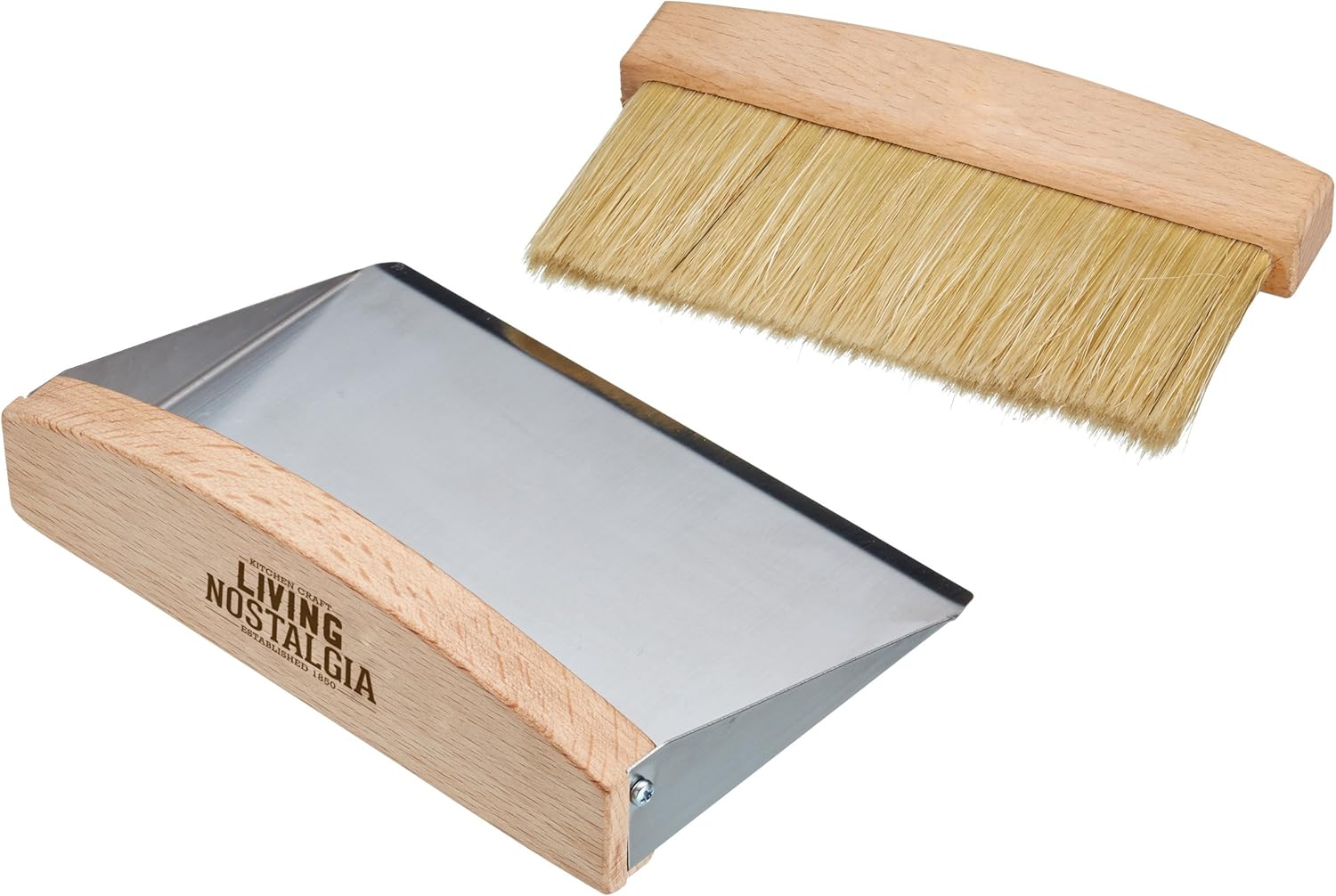 KitchenCraft Living Nostalgia Table-Top Dustpan and Brush Set