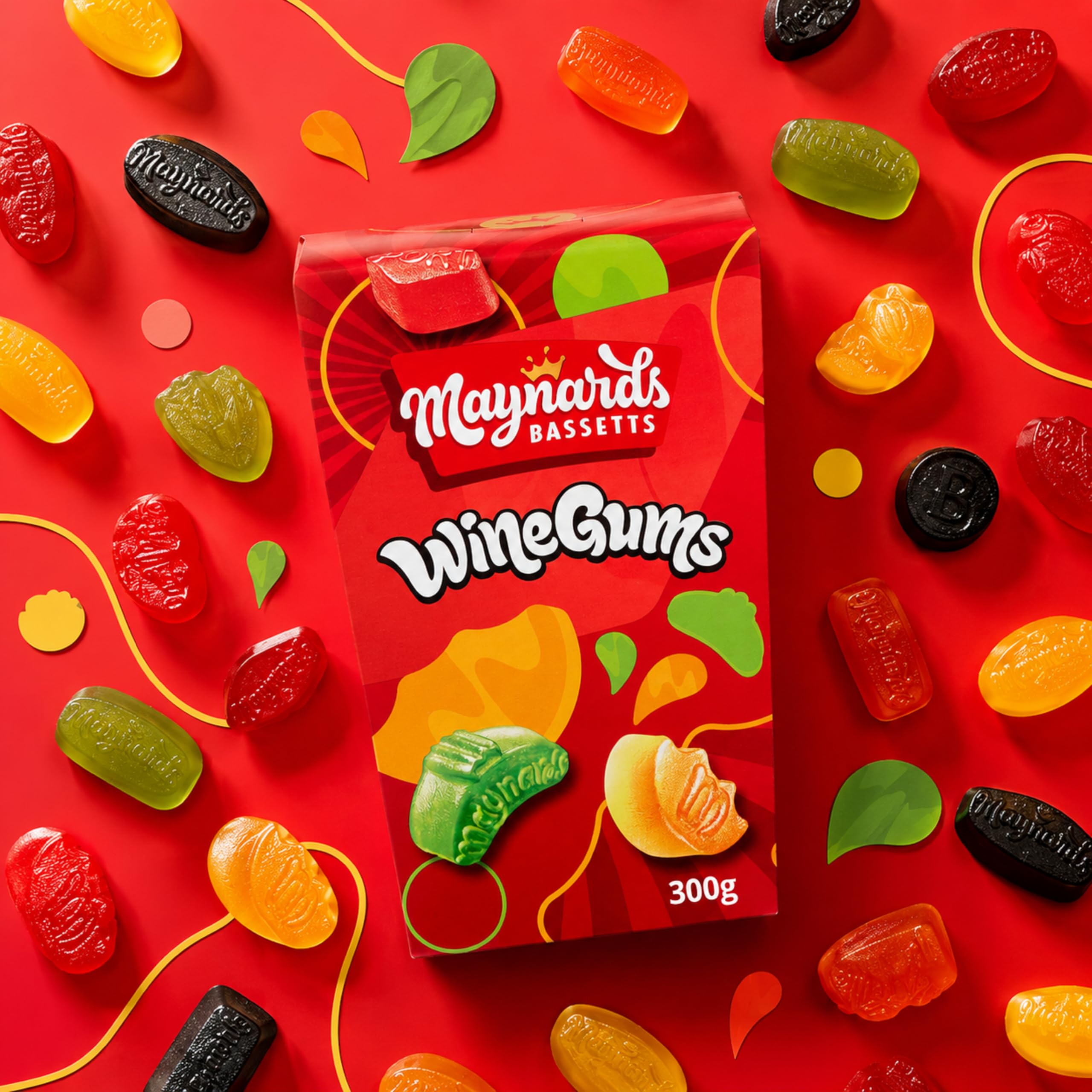Maynards Bassetts Wine Gums - Fruity Flavours, Soft & Chewy Texture | 350g 3