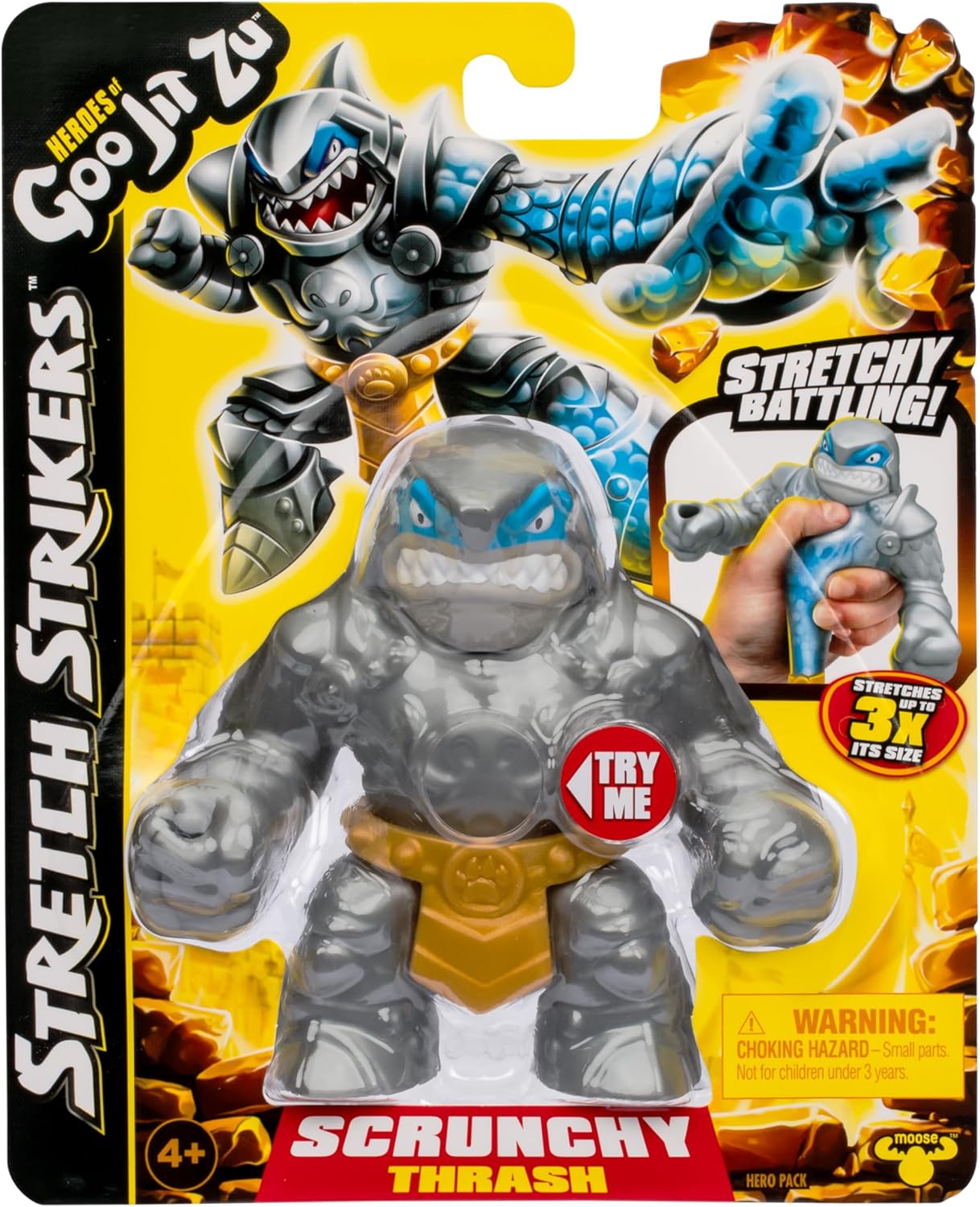 Heroes of Goo Jit Zu Stretch Strikers - Thrash Action Figure (Ages 4+) 5