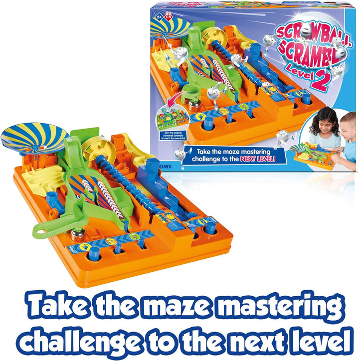 TOMY Screwball Scramble Level 2 Action Board Game for Kids