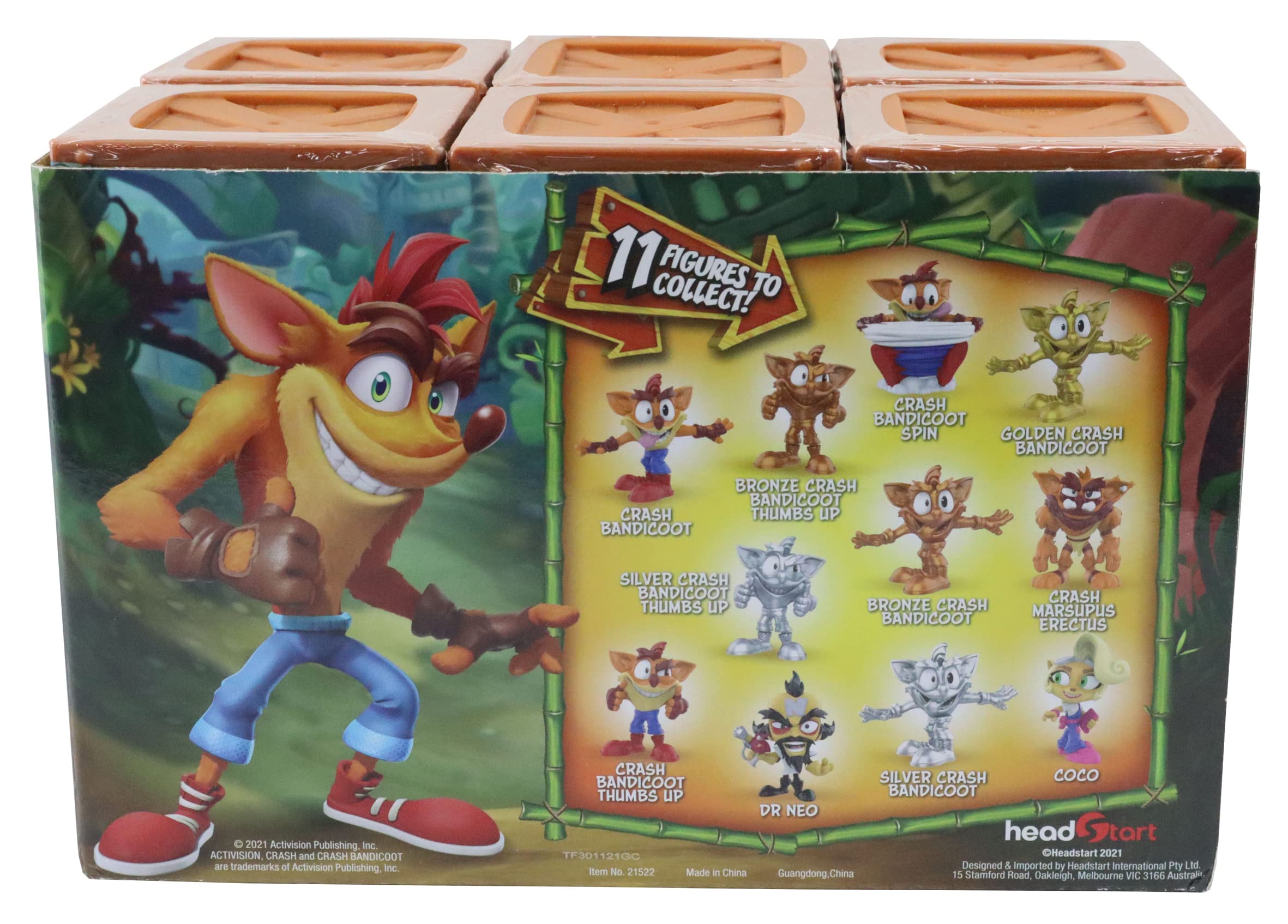 Crash Bandicoot Bandai Smash Box Surprise - 6cm Blind Box Collectible Figures for Kids 9