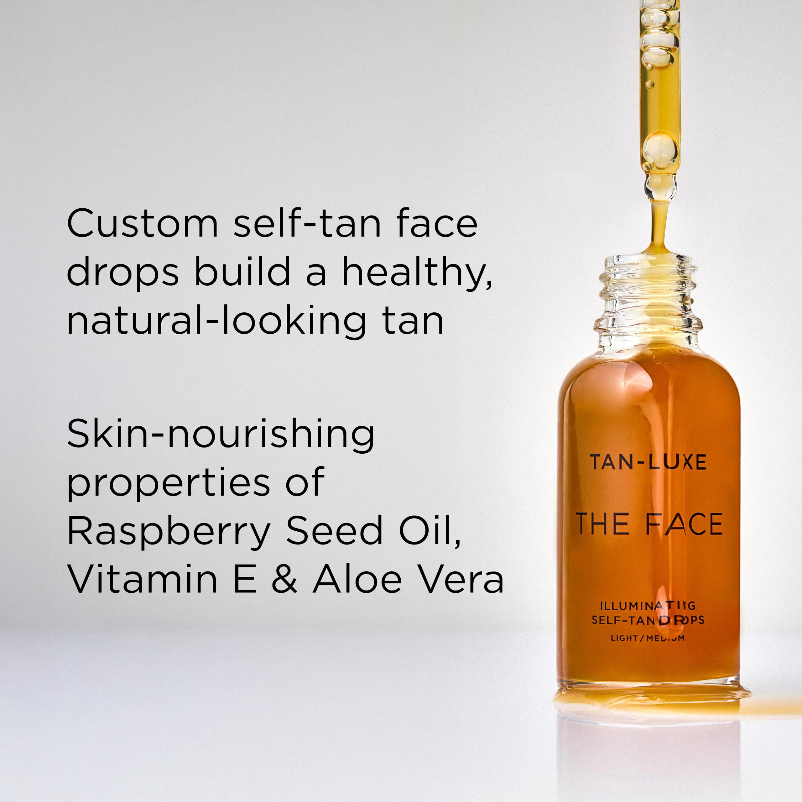 TAN-LUXE THE FACE Self-Tan Drops for Face - Medium/Dark Shade | 10 ml 4