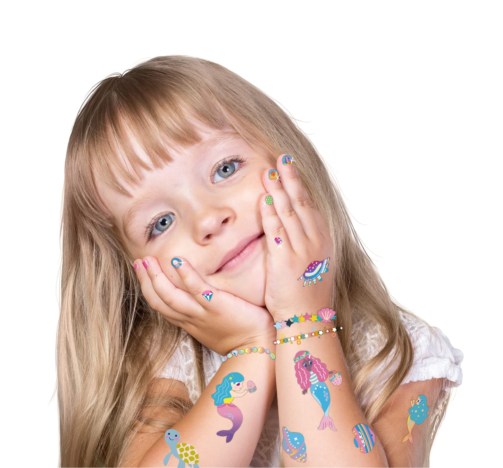 Avenir Unicorn Nail Stickers and Temporary Tattoos Creative Set (260+ Stickers) 9