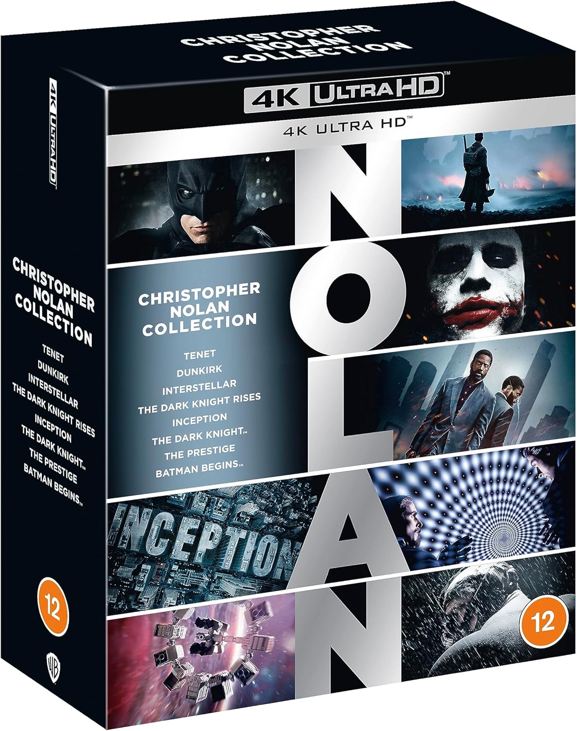 Christopher Nolan 8-Film Collection [4K Ultra HD] [2005] [Blu-ray] [2023] [Regio 2