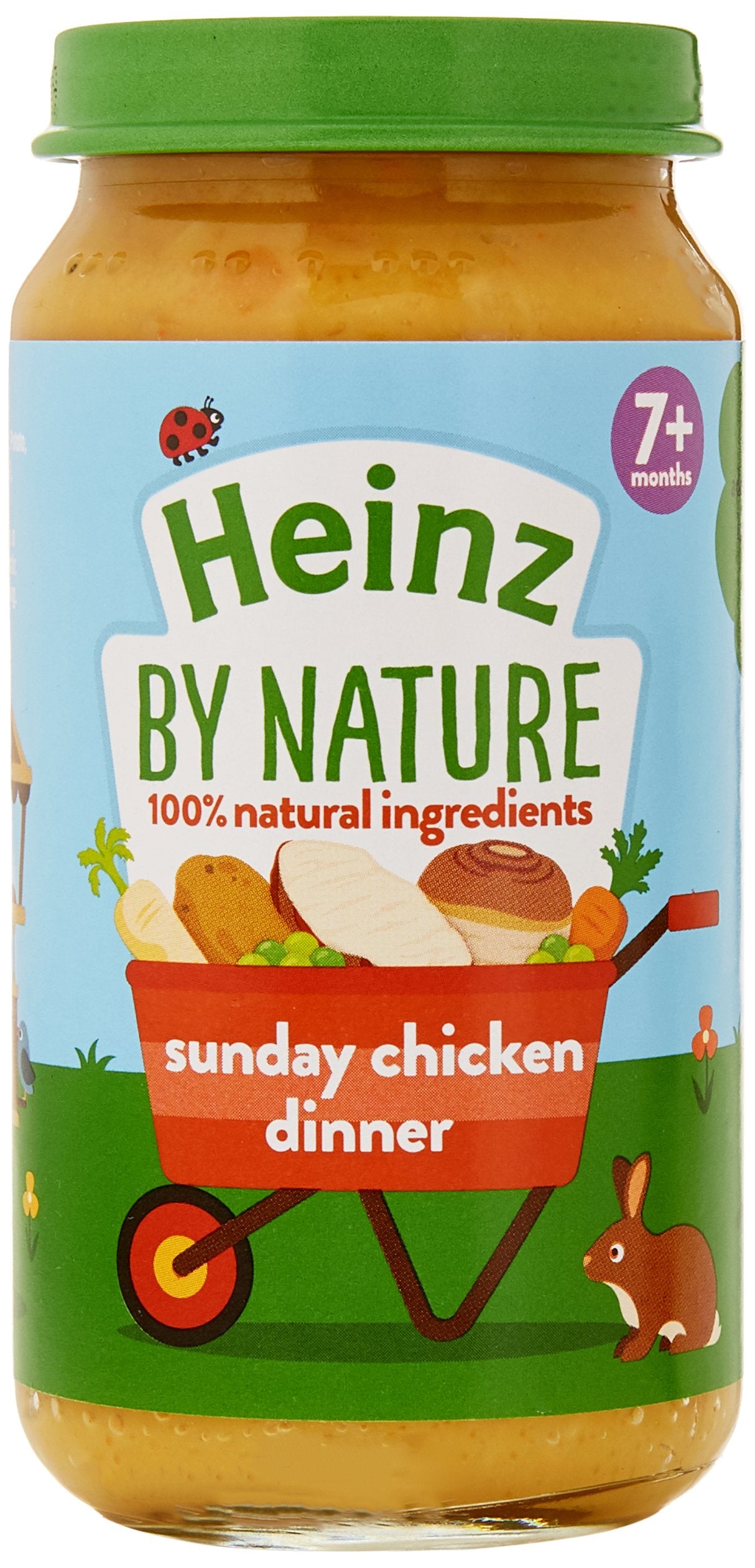 Heinz Mum's Own Sunday Chicken Dinner Baby Meal - 100% Natural Ingredients | 7+ Months | 200g Pack of 6