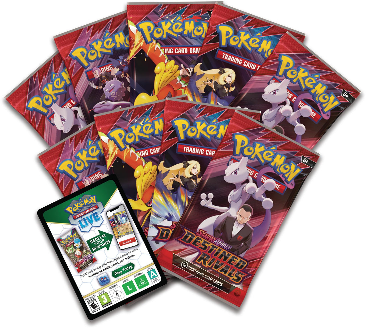 Pokémon TCG: Scarlet & Violet—Destined Rivals Elite Trainer Box - 9 Booster Packs