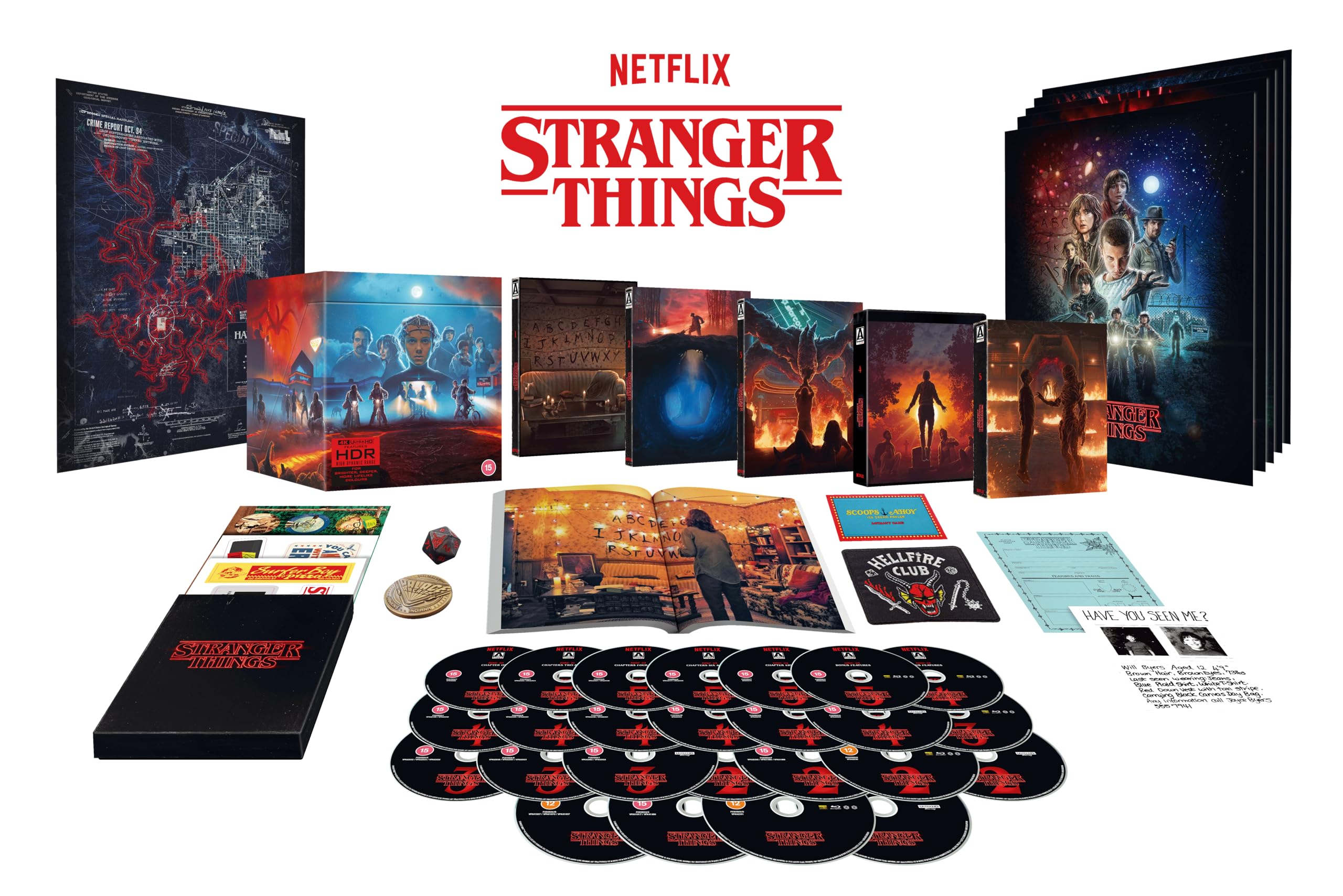 Stranger Things: The Complete Series [4K UHD Blu-ray Box Set]