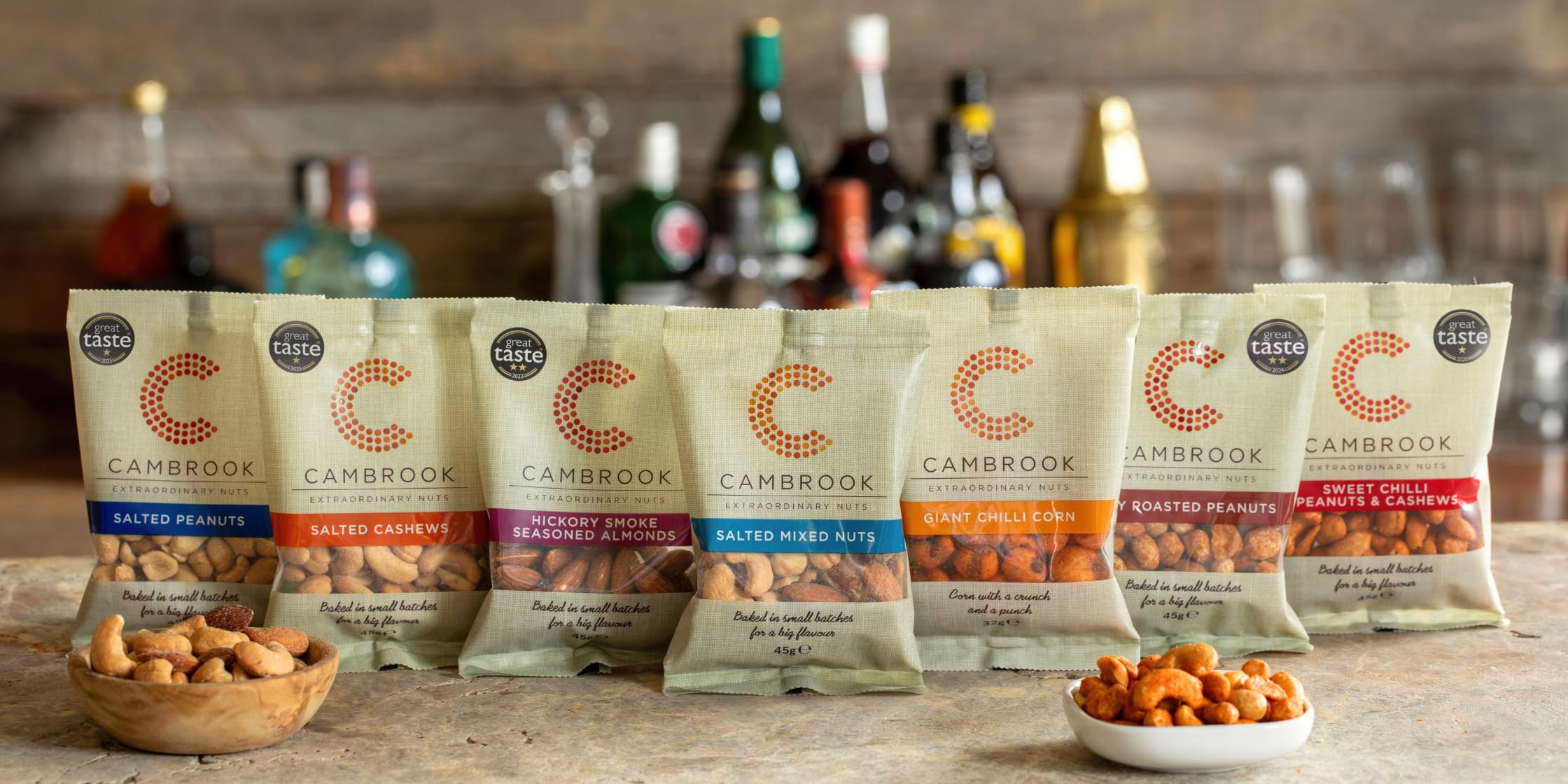 Cambrook Dry Roasted Peanuts - Herb & Spice Seasoned | 45g Bag | Vegan & Gluten Free 5